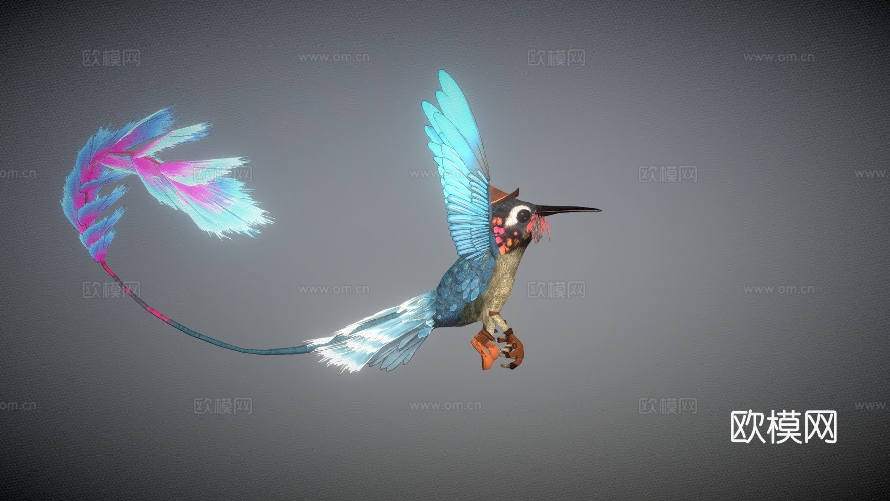 芬吉尔3d模型下载（渲染图1）