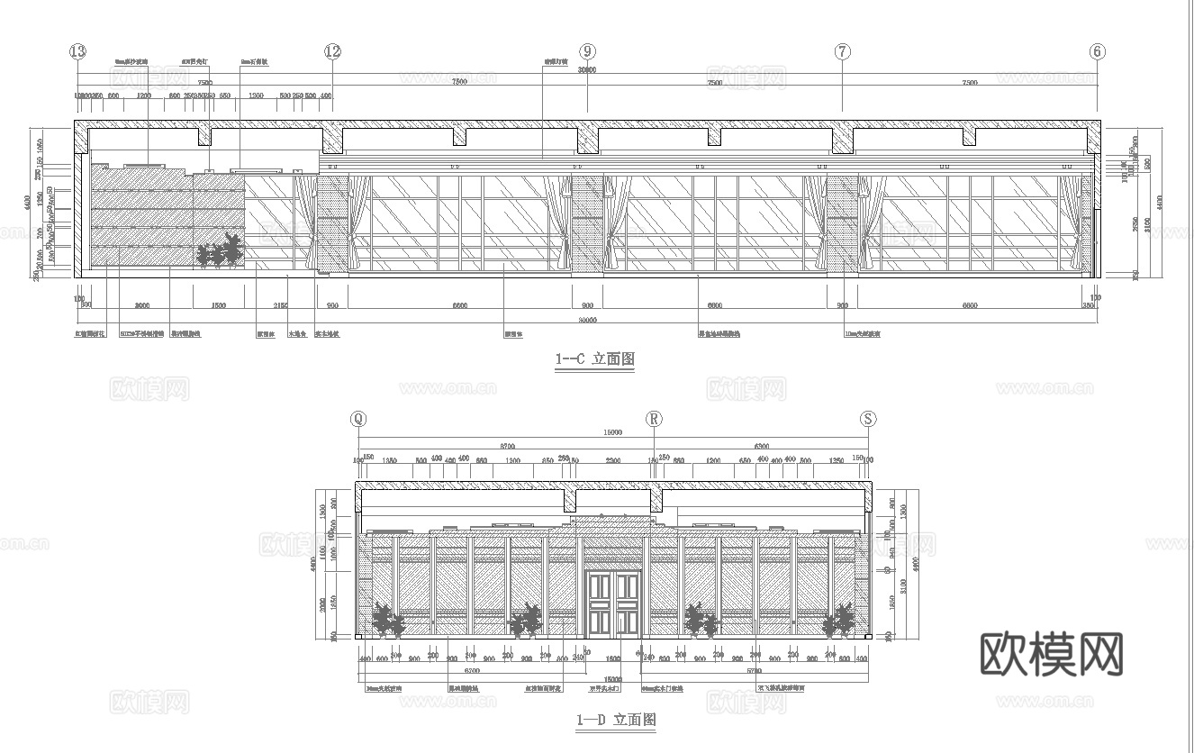 报告厅 会议室 贵宾接待室  最新全套施工图合集cad施工图