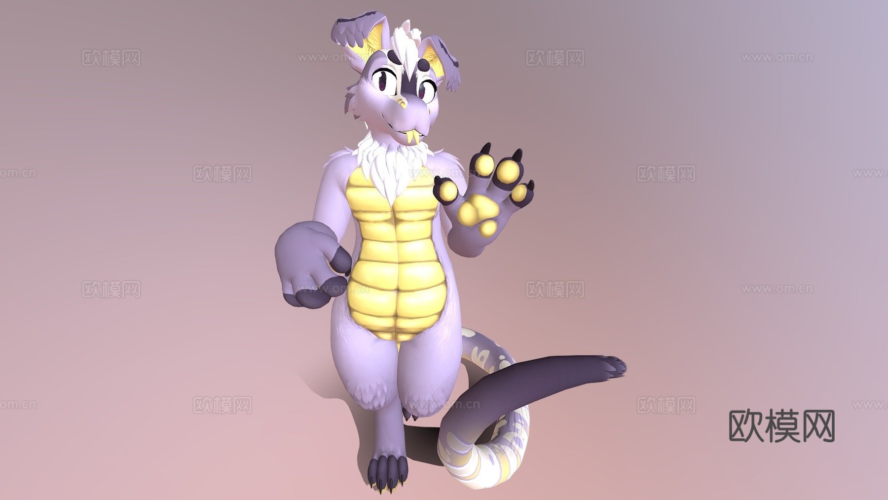 蒙蒂虚拟形象3d模型