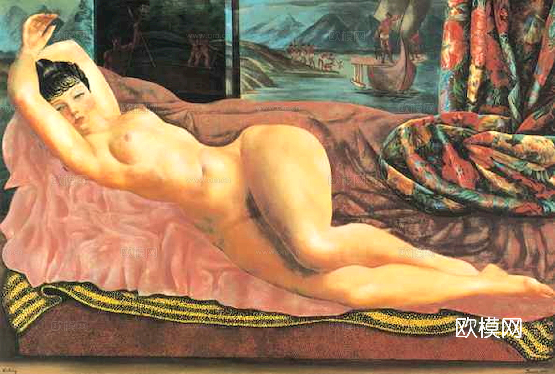 油画挂画抽象画艺术装饰画壁画水墨字画世界名画下载