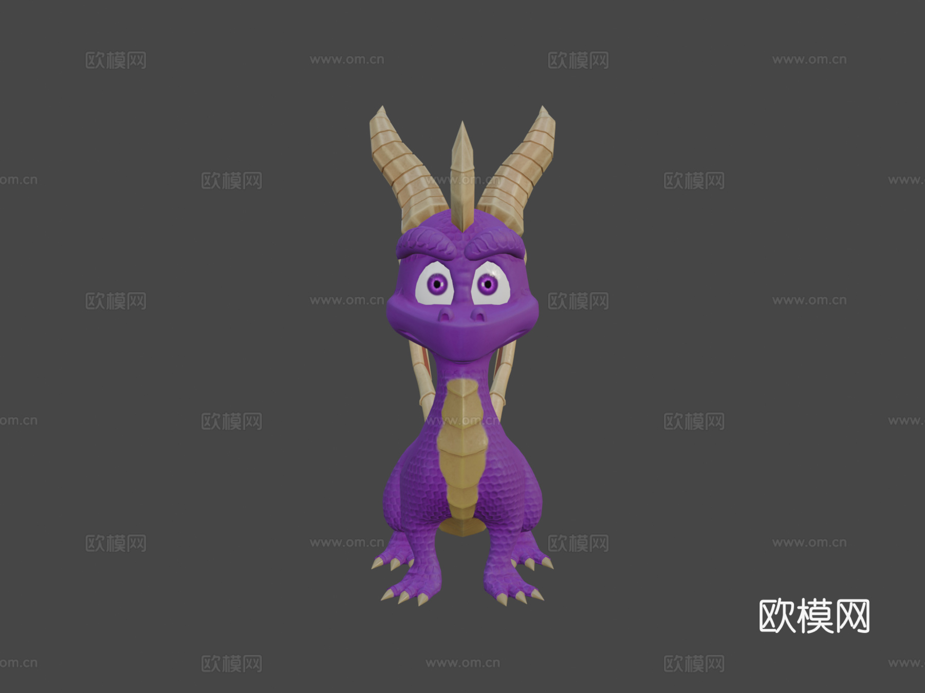 斯派罗最终龙王3d模型下载（渲染图6）