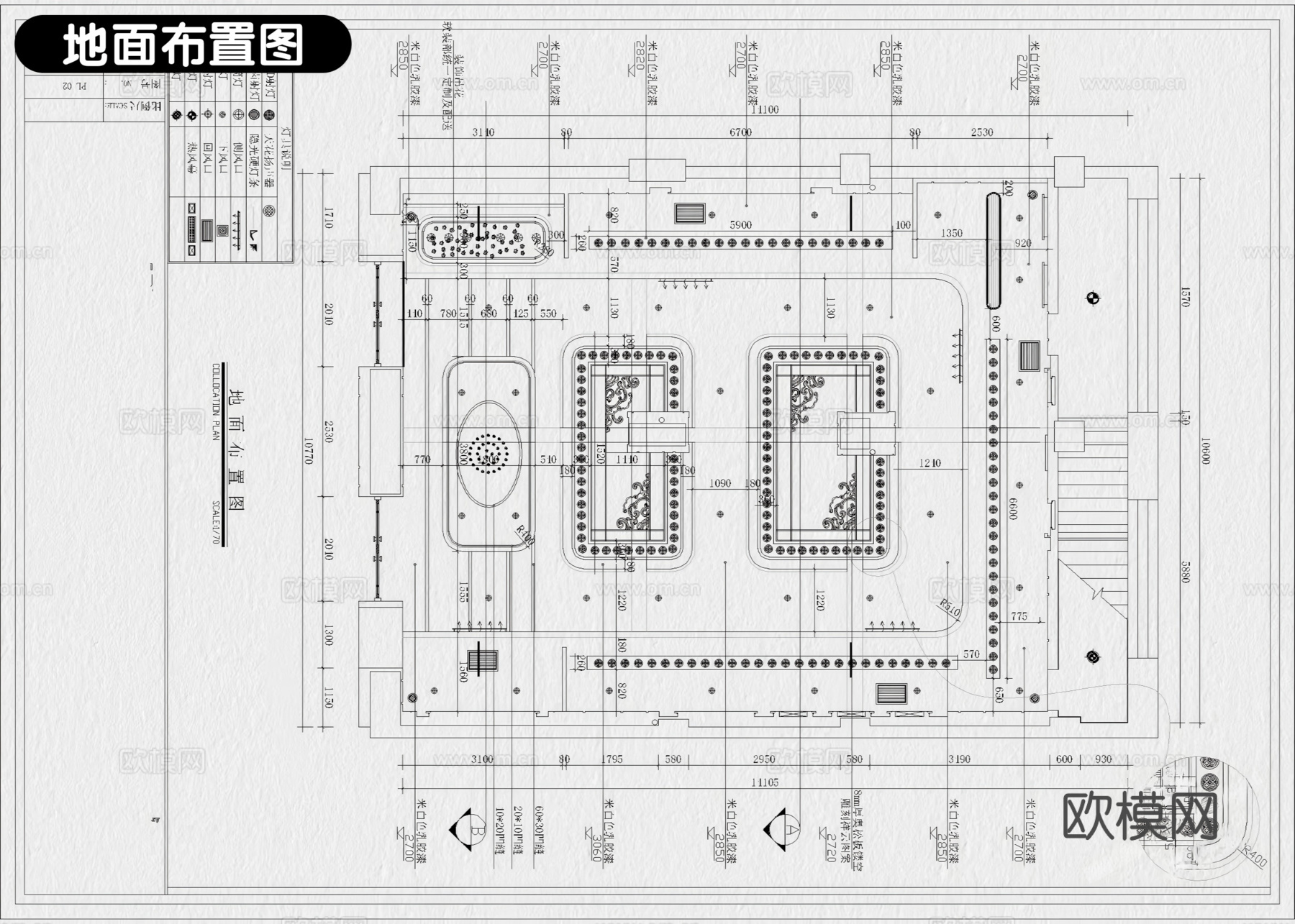9套珠宝店首饰店黄金店专卖店CAD施工图附效果图cad施工图