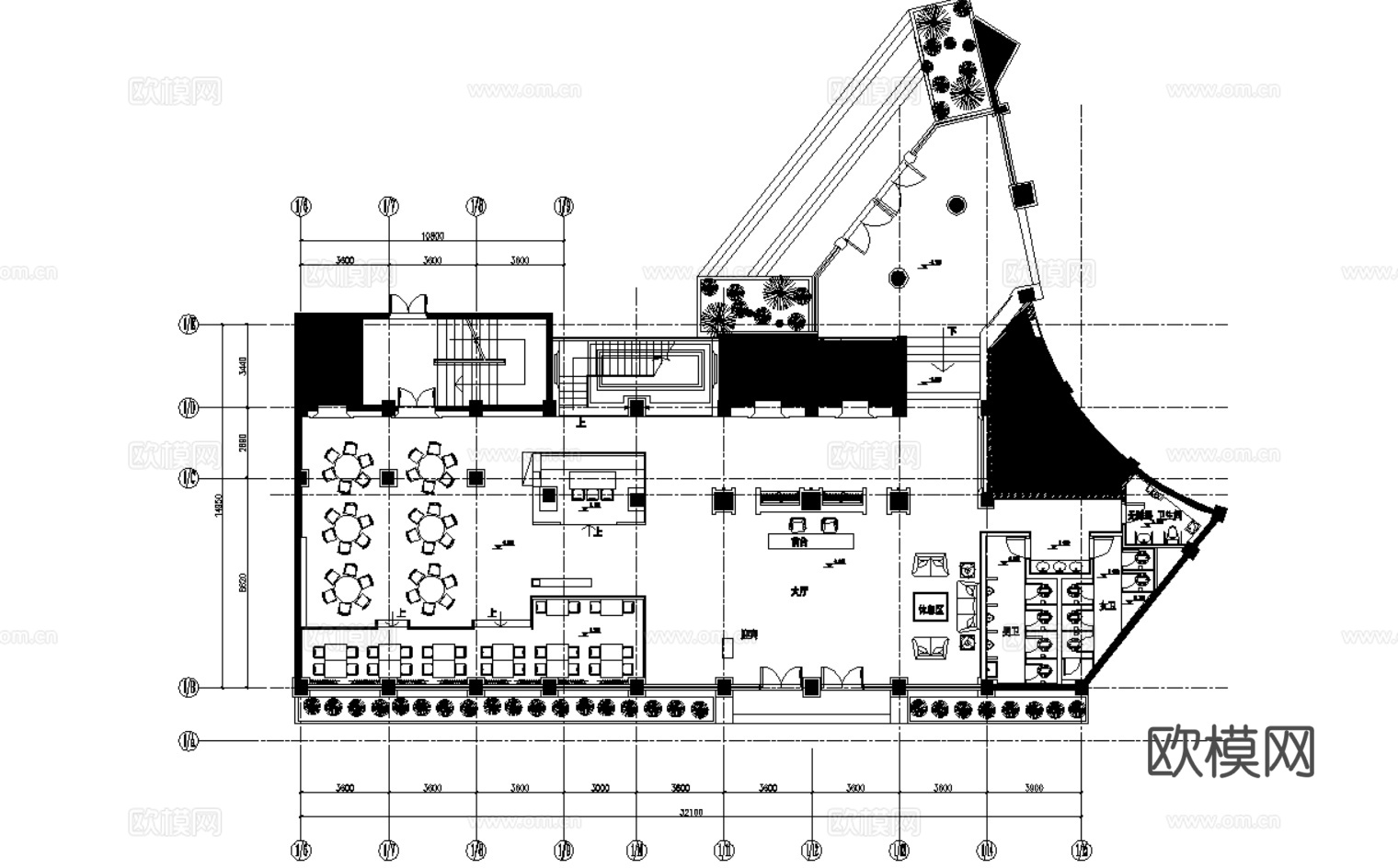 4套酒店室内装饰CAD施工图效果图最新整理合集cad施工图