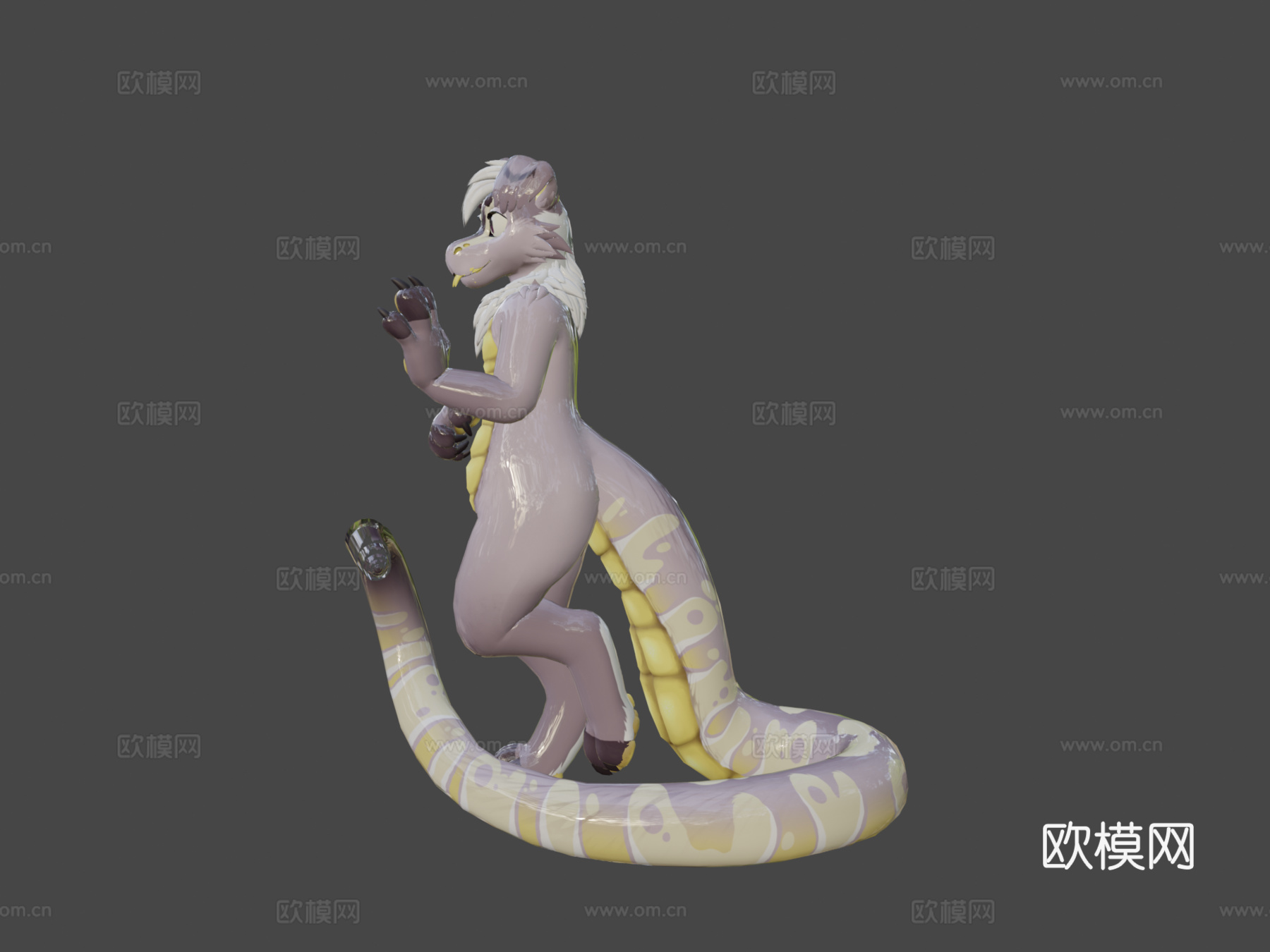 蒙蒂虚拟形象3d模型