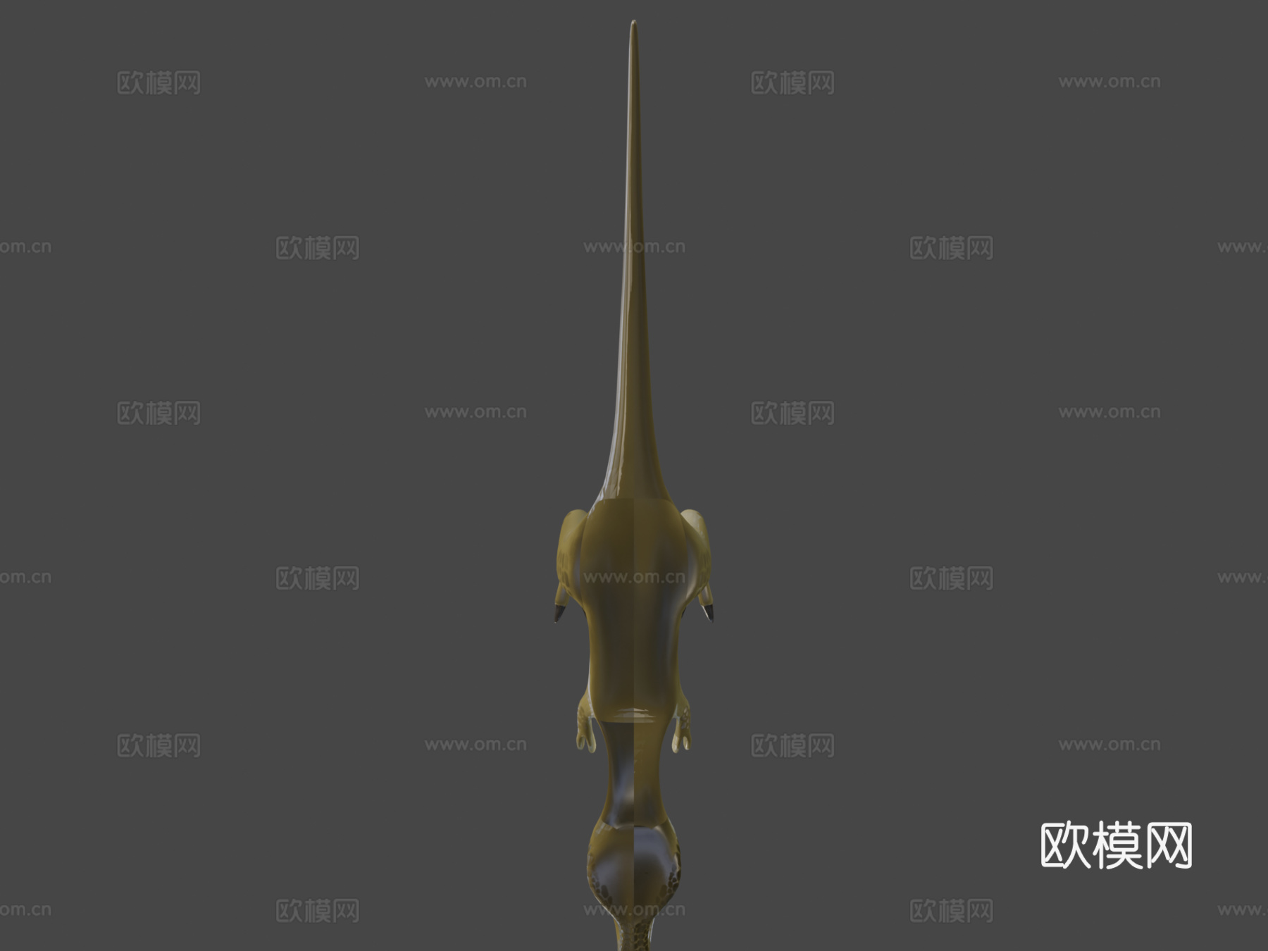 卡通霸王龙3d模型下载（渲染图5）