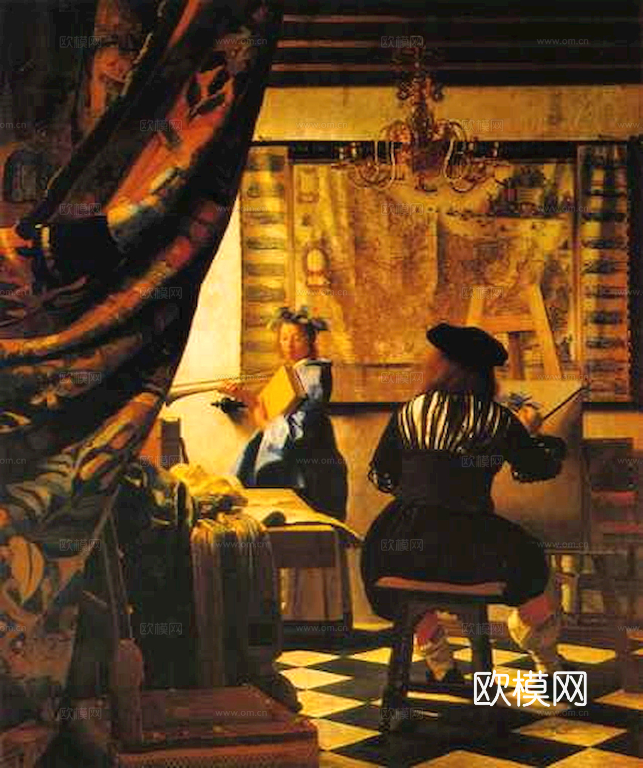 油画挂画抽象画艺术装饰画壁画水墨字画世界名画下载