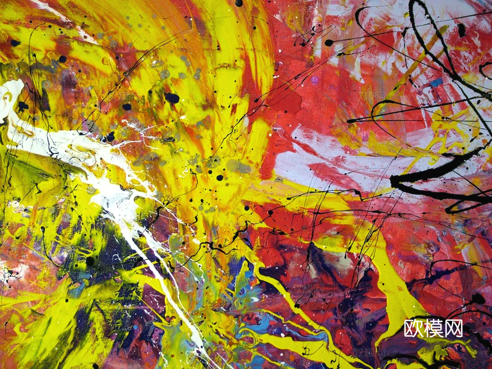 油画挂画抽象画艺术装饰画壁画水墨字画世界名画下载