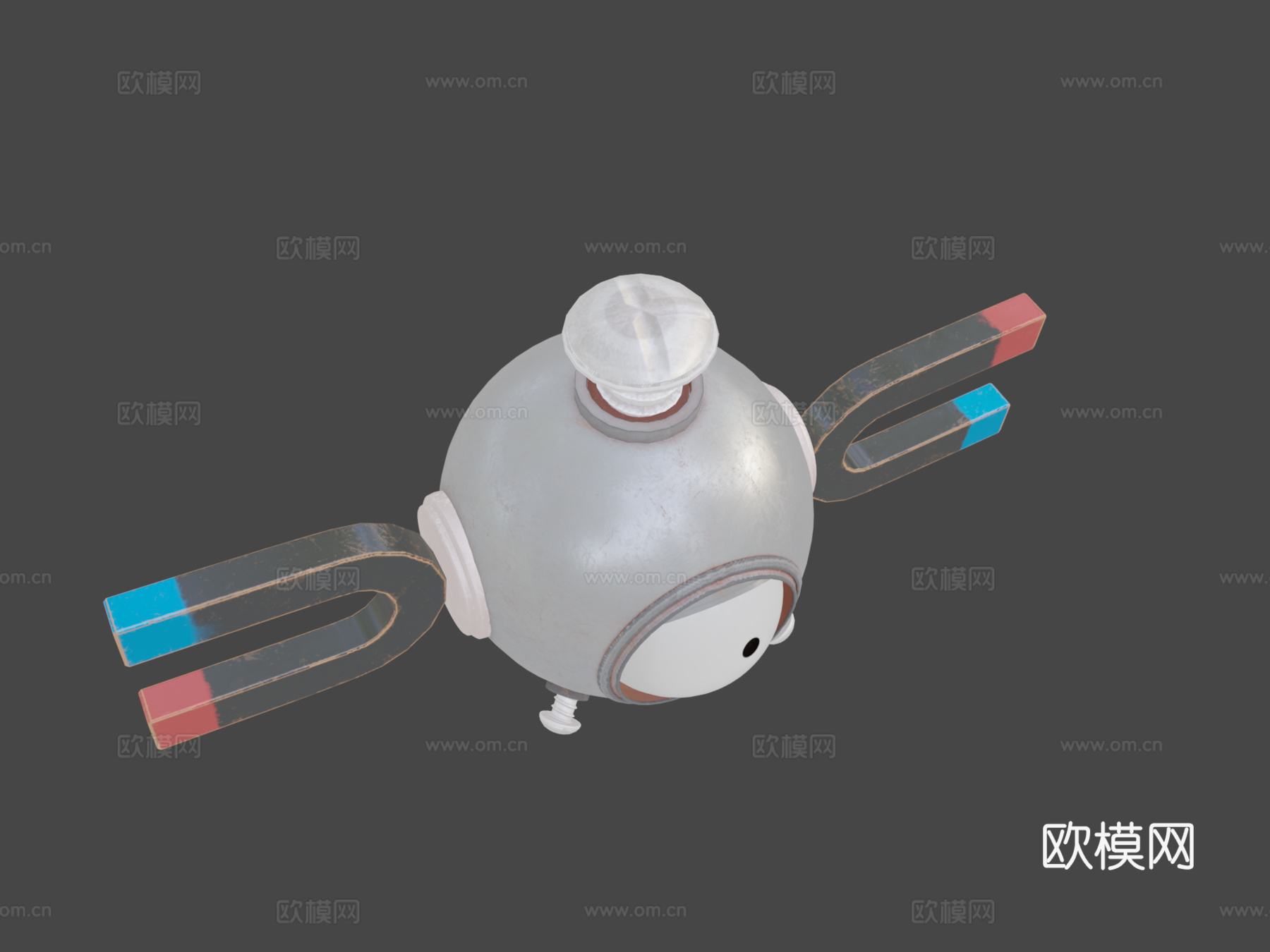 小磁怪3d模型下载（渲染图6）