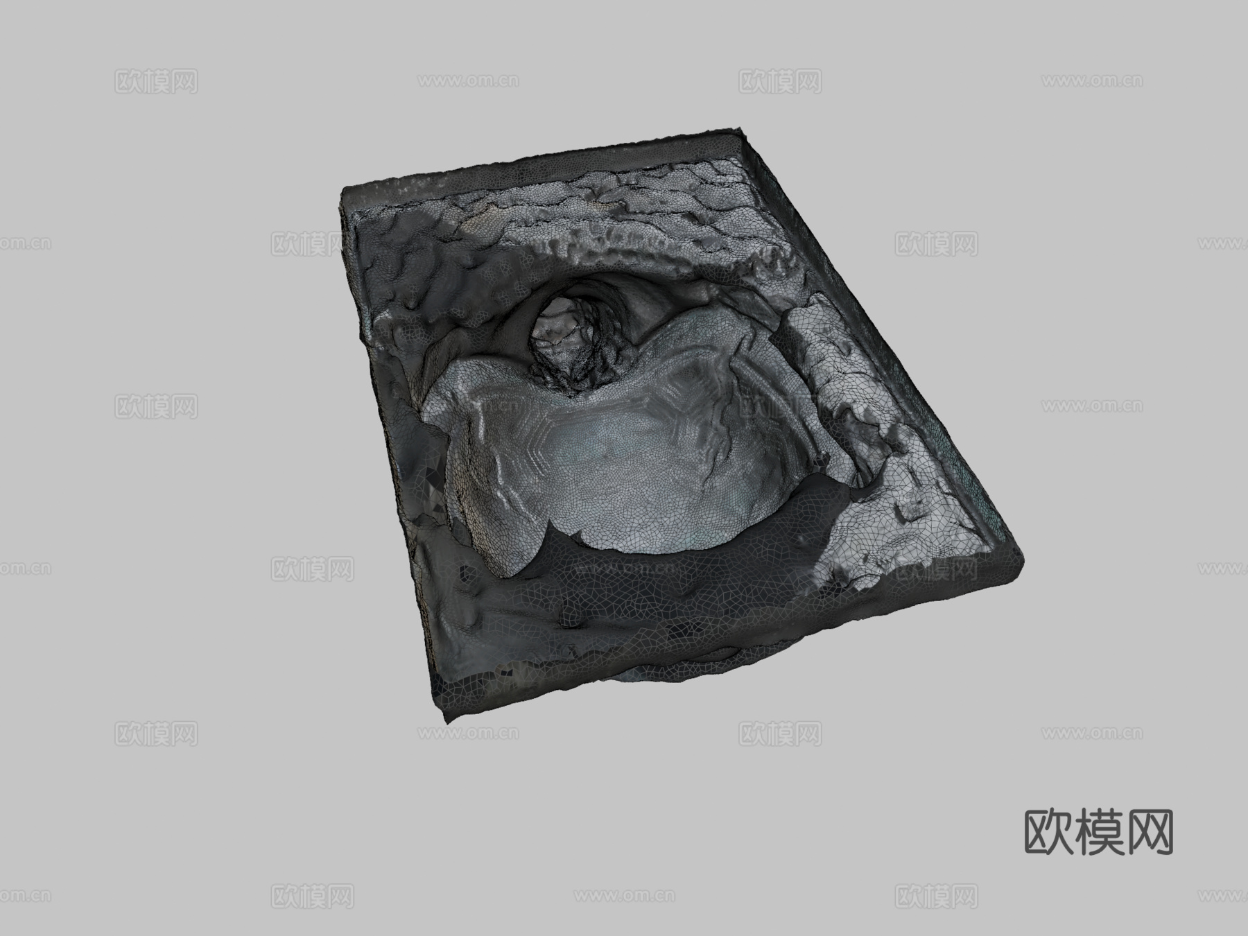 龙龟3d模型下载（渲染图2）