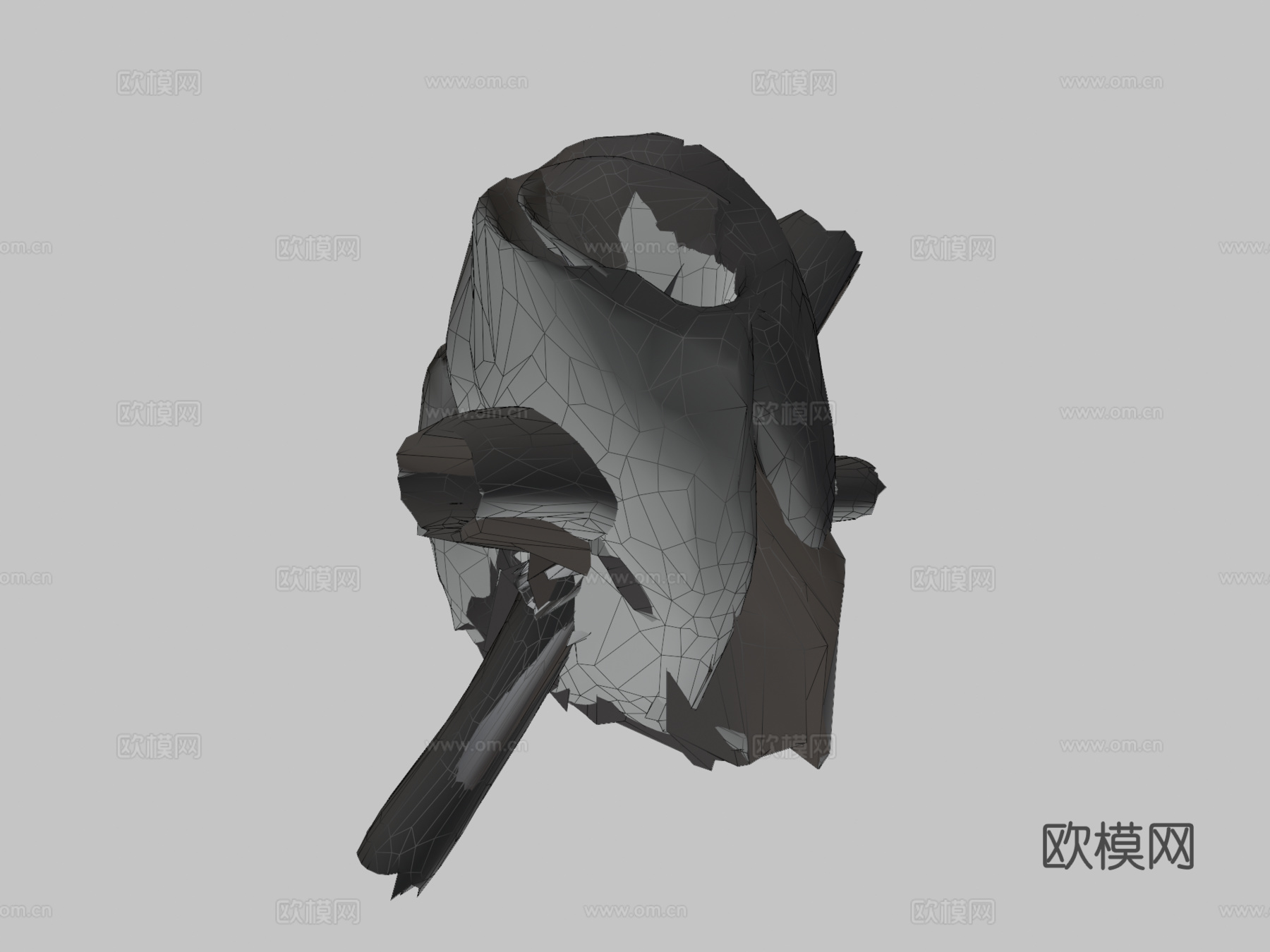 动物园病态企鹅3d模型下载（渲染图3）