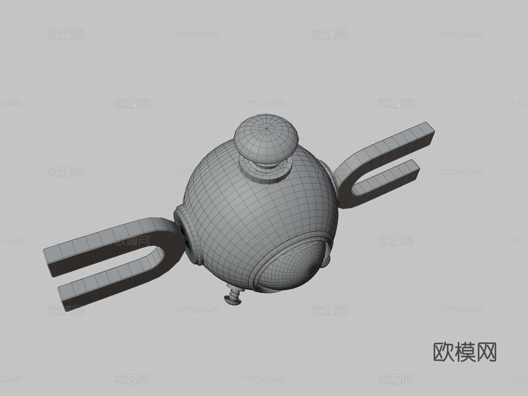 小磁怪3d模型下载（渲染图3）