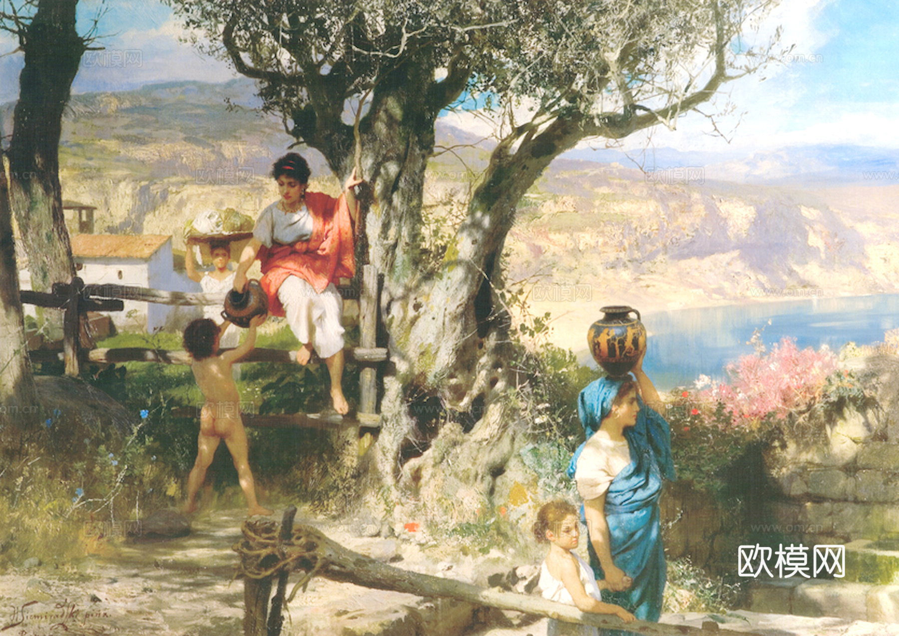 油画挂画抽象画艺术装饰画壁画水墨字画世界名画下载