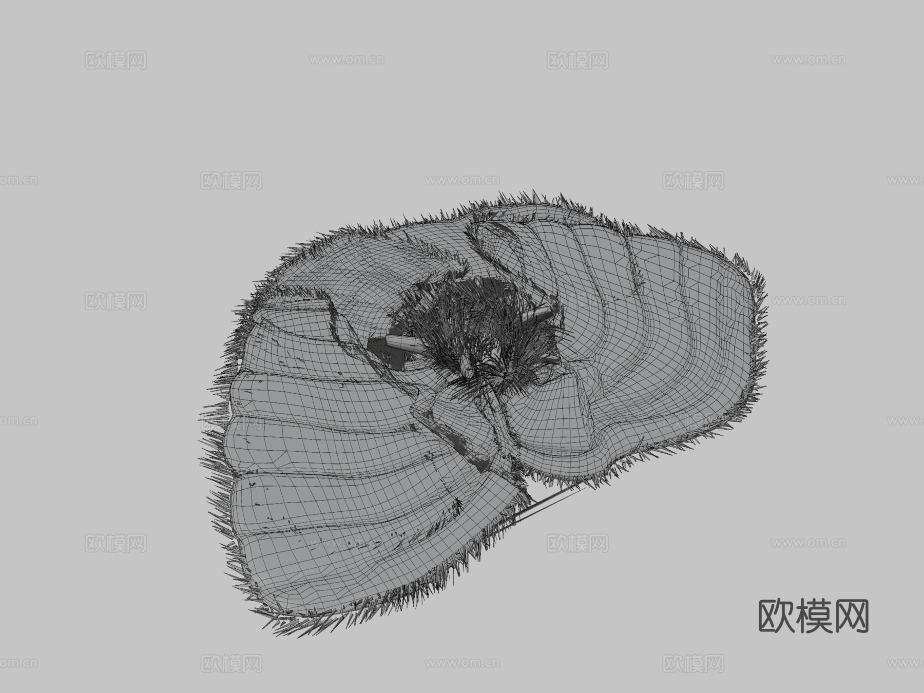 蝴蝶绑定动画PBR N2903d模型下载（渲染图3）