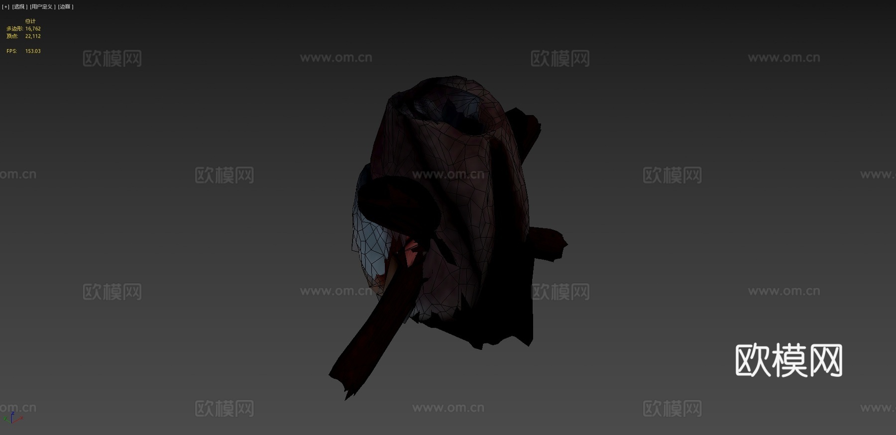 动物园病态企鹅3d模型下载（渲染图4）