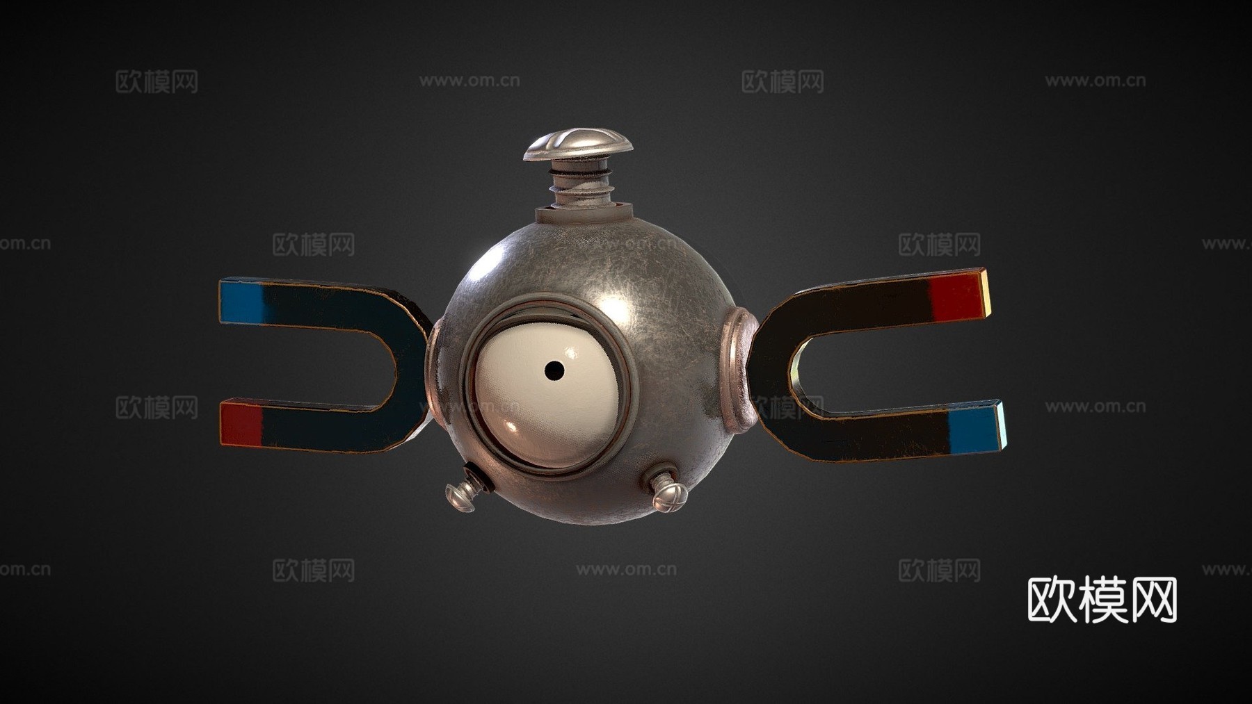 小磁怪3d模型下载（渲染图1）