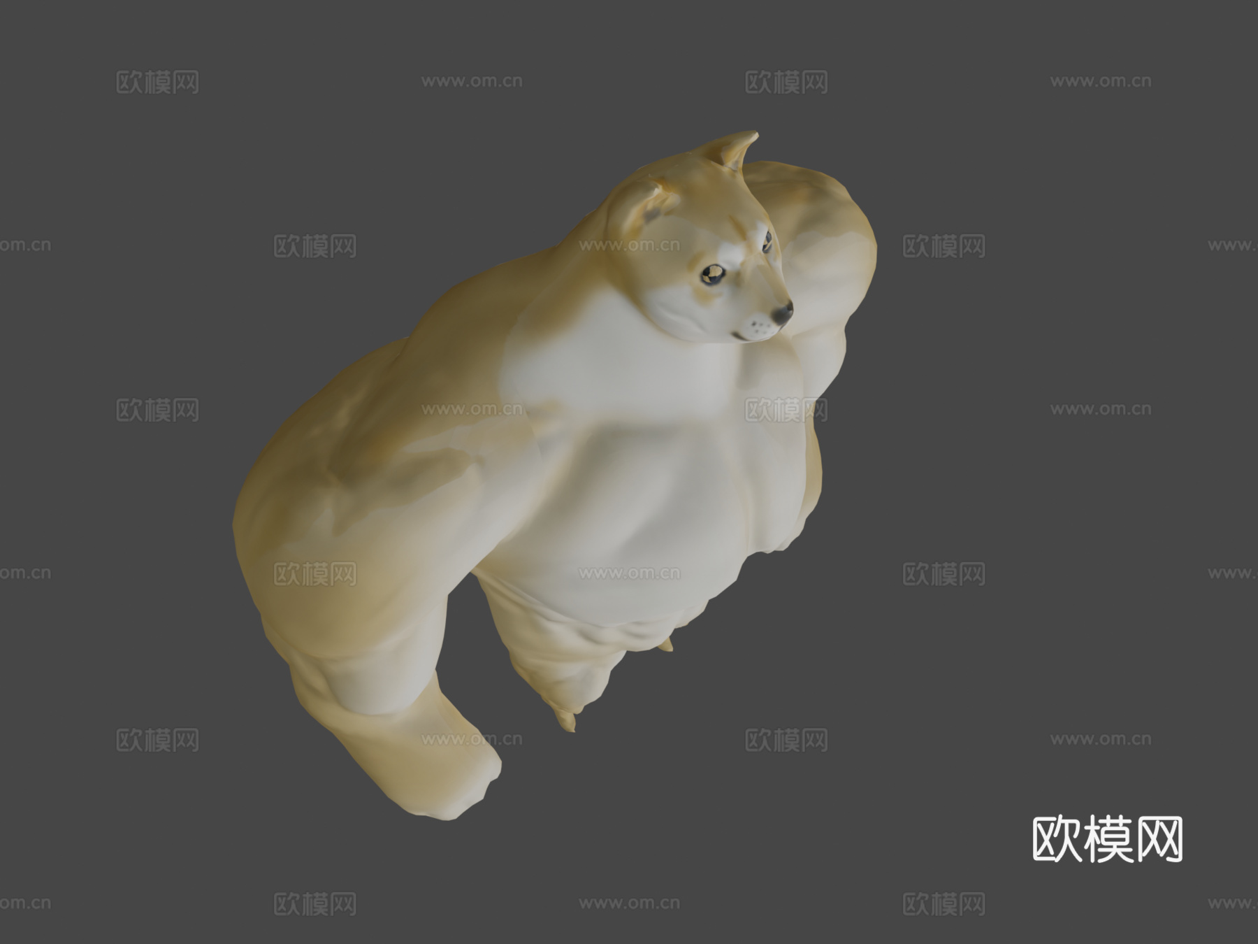 伦巴狗狗3d模型