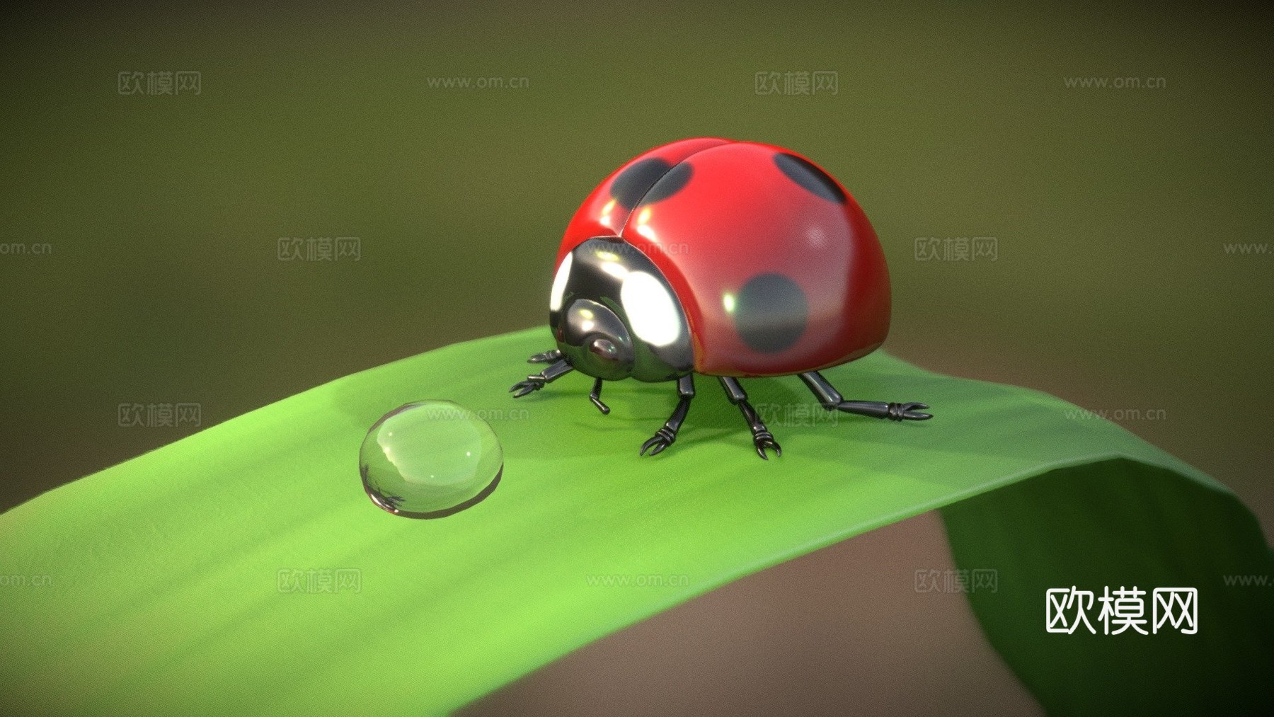 雕塑一月6极简主义微小3d模型下载（渲染图1）