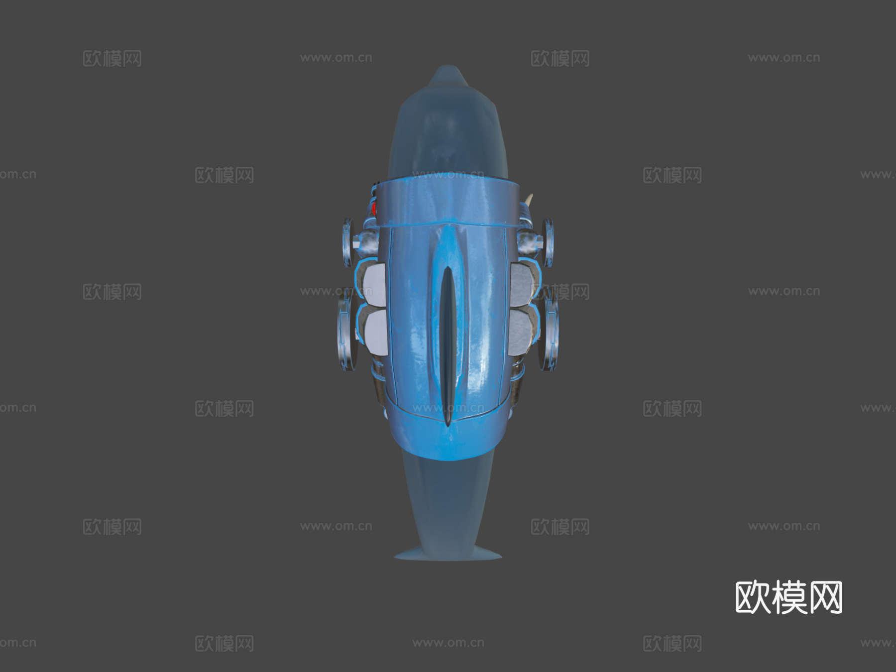 机械海豚3d模型下载（渲染图8）