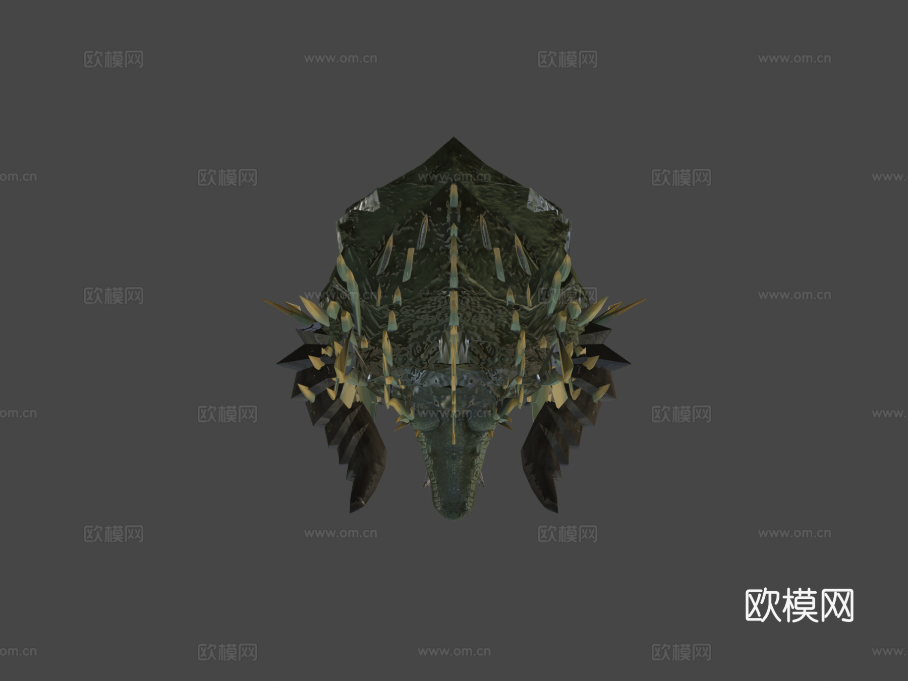 大森林龙3d模型下载（渲染图7）