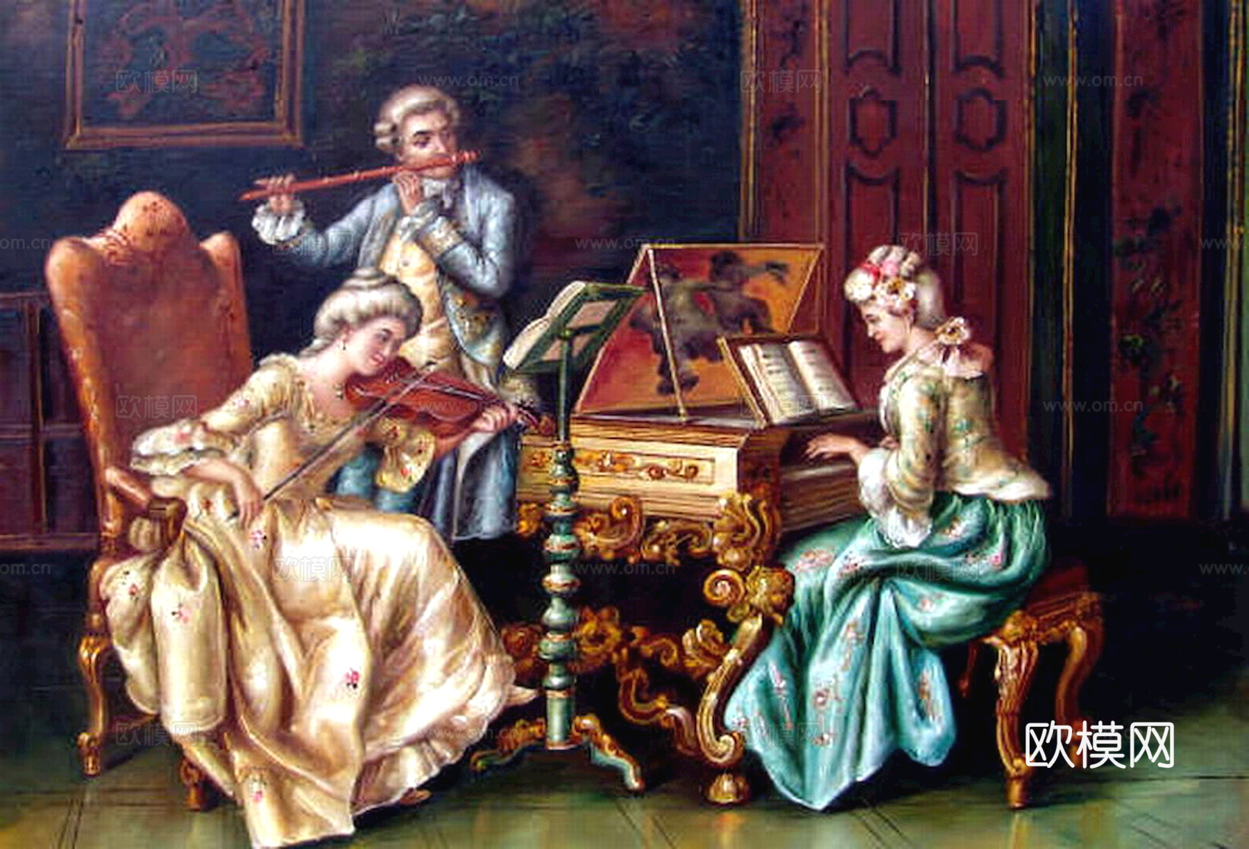 油画挂画抽象画艺术装饰画壁画水墨字画世界名画下载