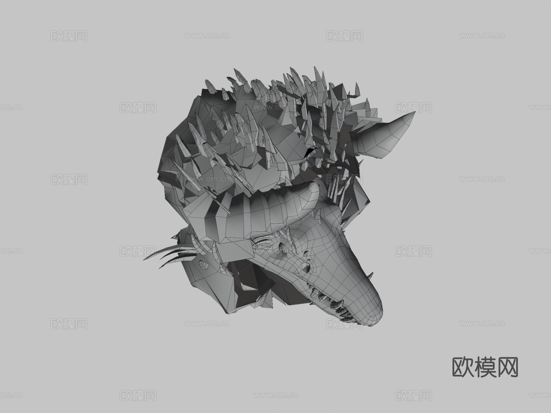 大森林龙3d模型下载（渲染图3）