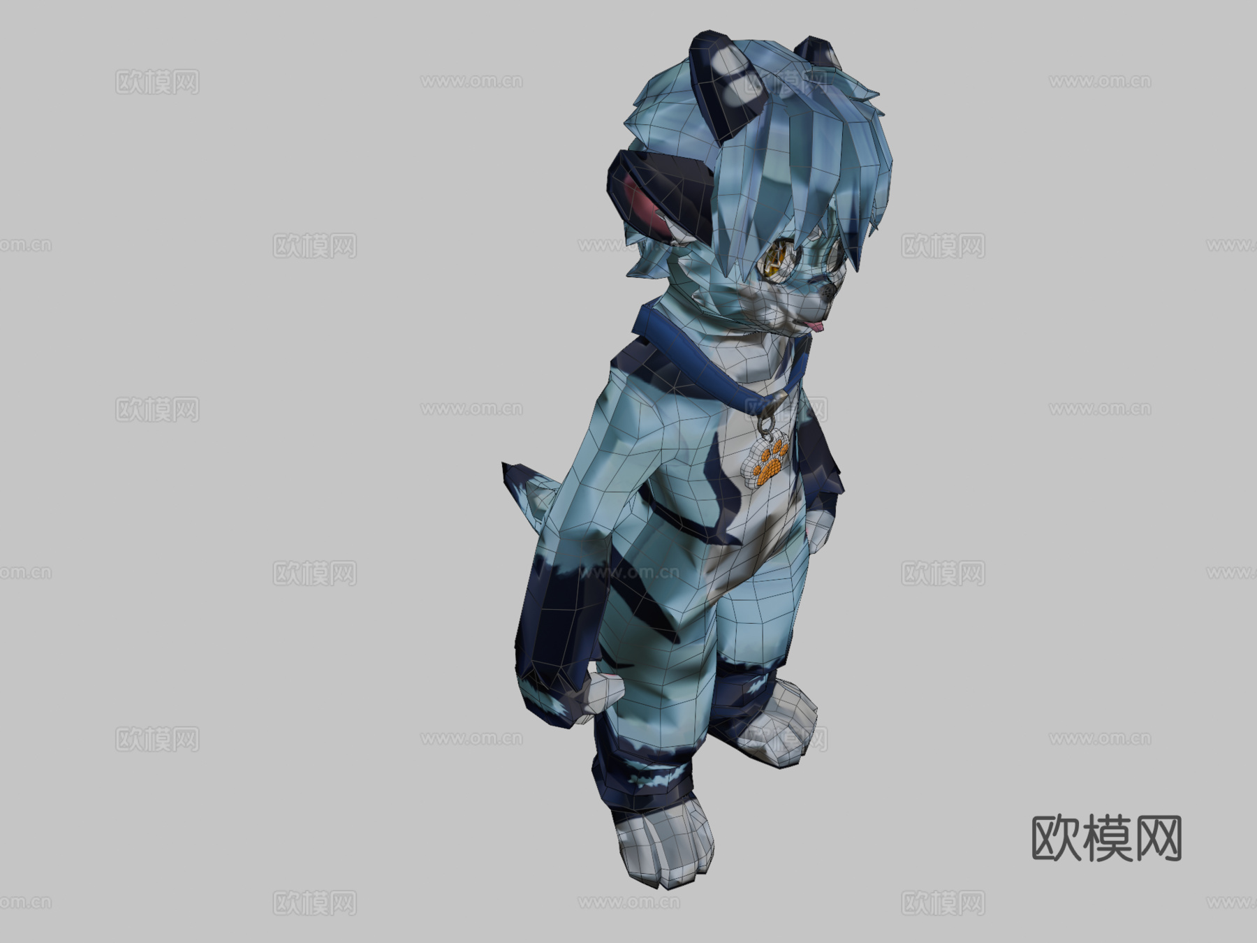 鲁芬服装3d模型