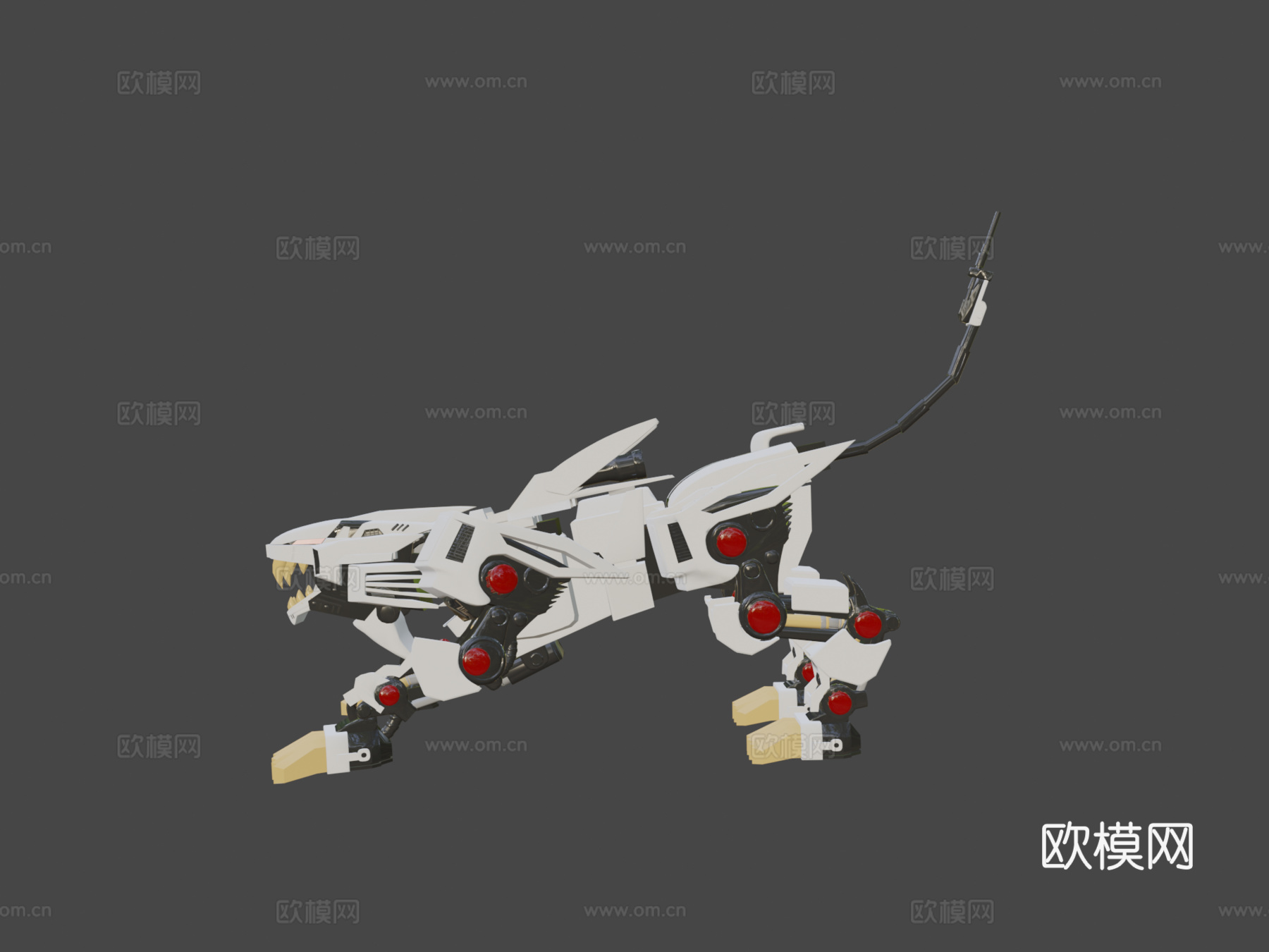 零式长牙狮3d模型