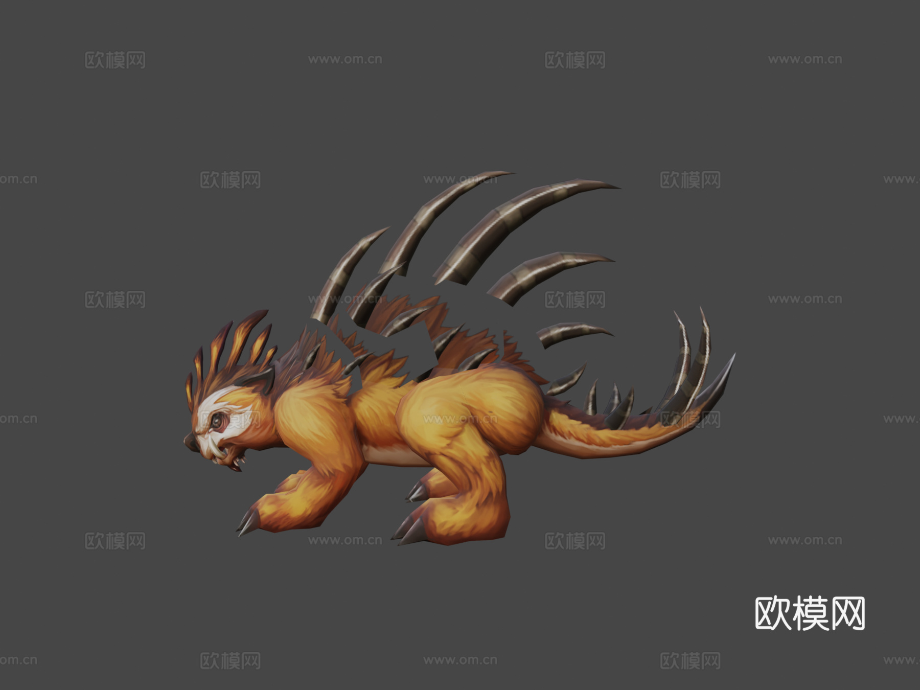 松鼠怪物3d模型