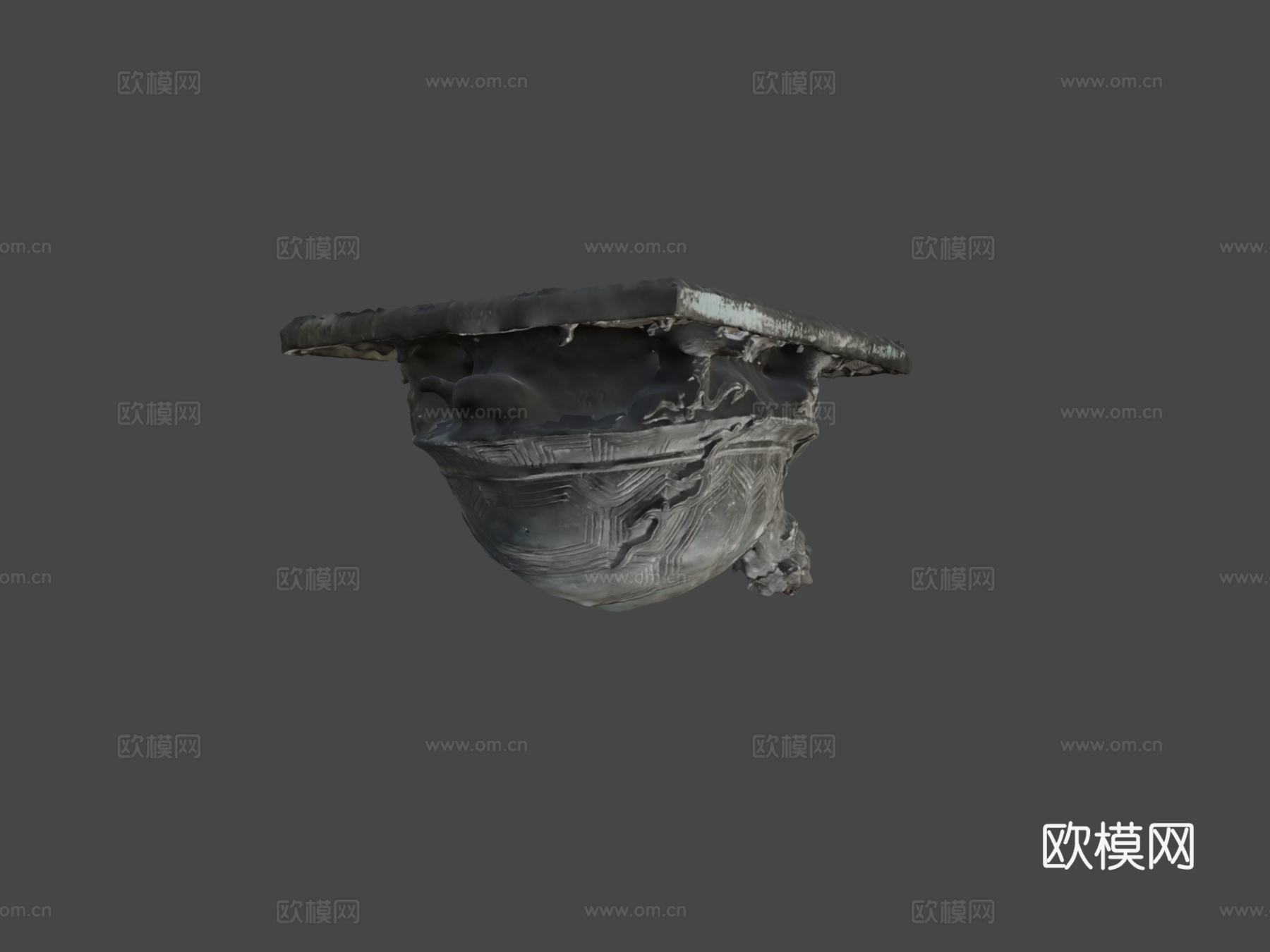 龙龟3d模型下载（渲染图5）