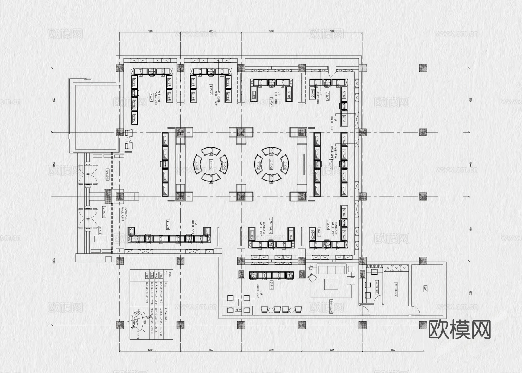 35套珠宝店首饰店黄金店专卖店CAD施工图cad施工图