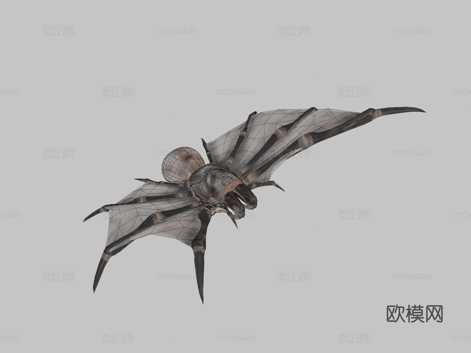 飞行狒狒3d模型下载（渲染图2）