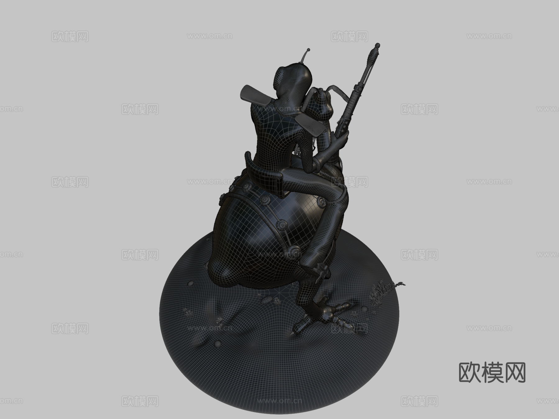 战争巫师内克罗993d模型下载（渲染图2）