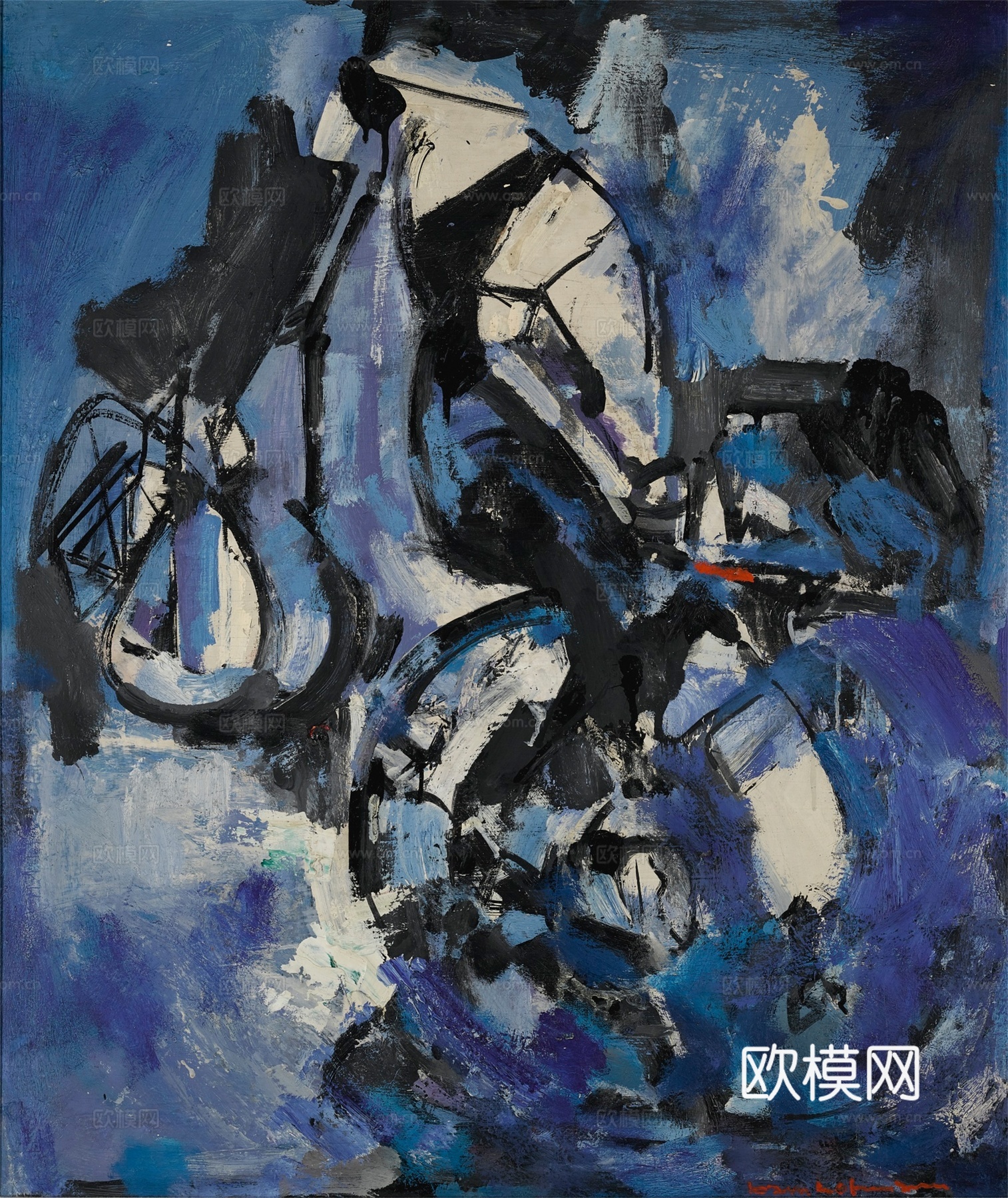 霍夫曼抽象绘画,现代世界名画3