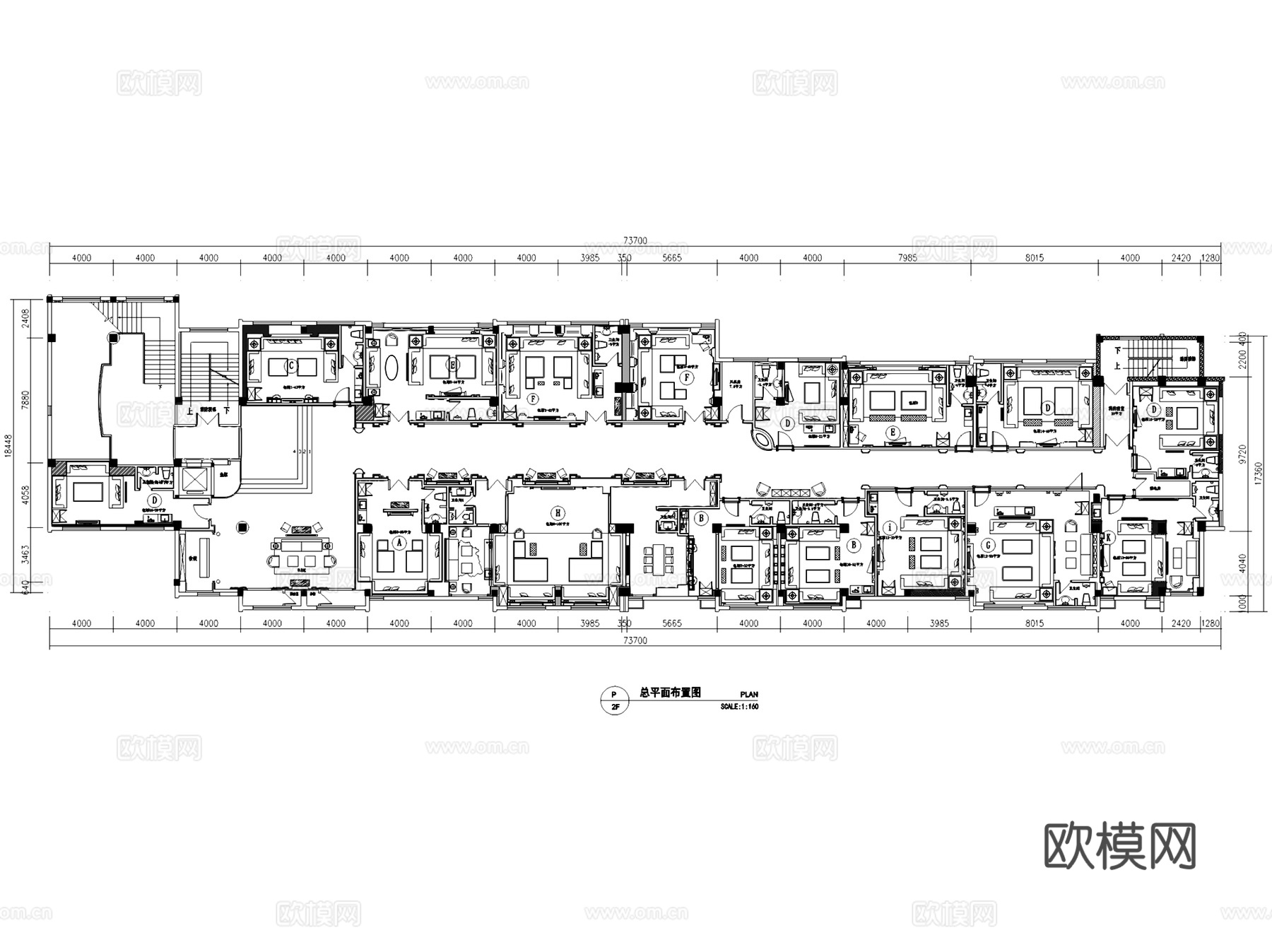 无锡大富豪餐饮娱乐会所室内工装CAD施工图cad施工图