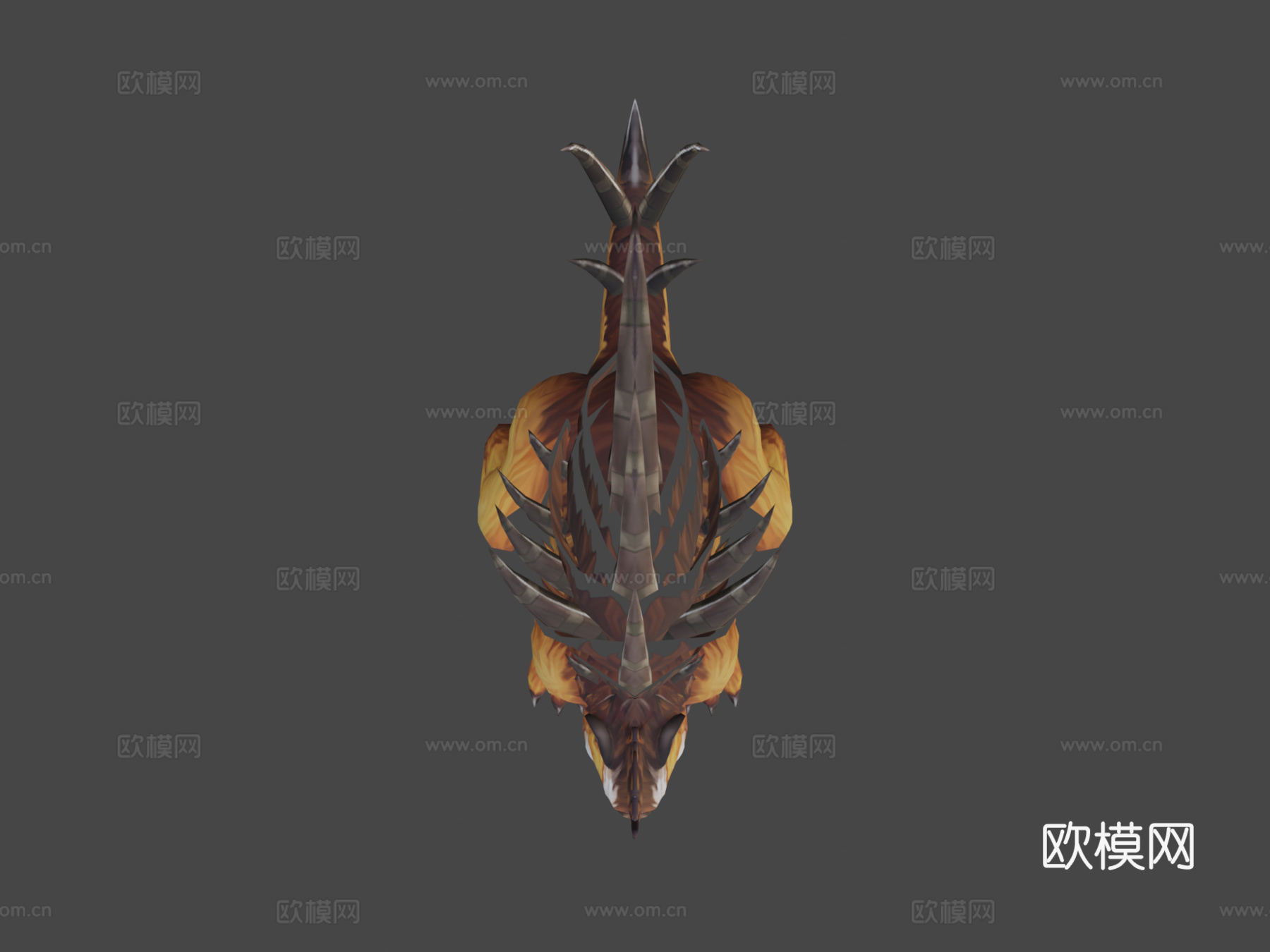 松鼠怪物3d模型