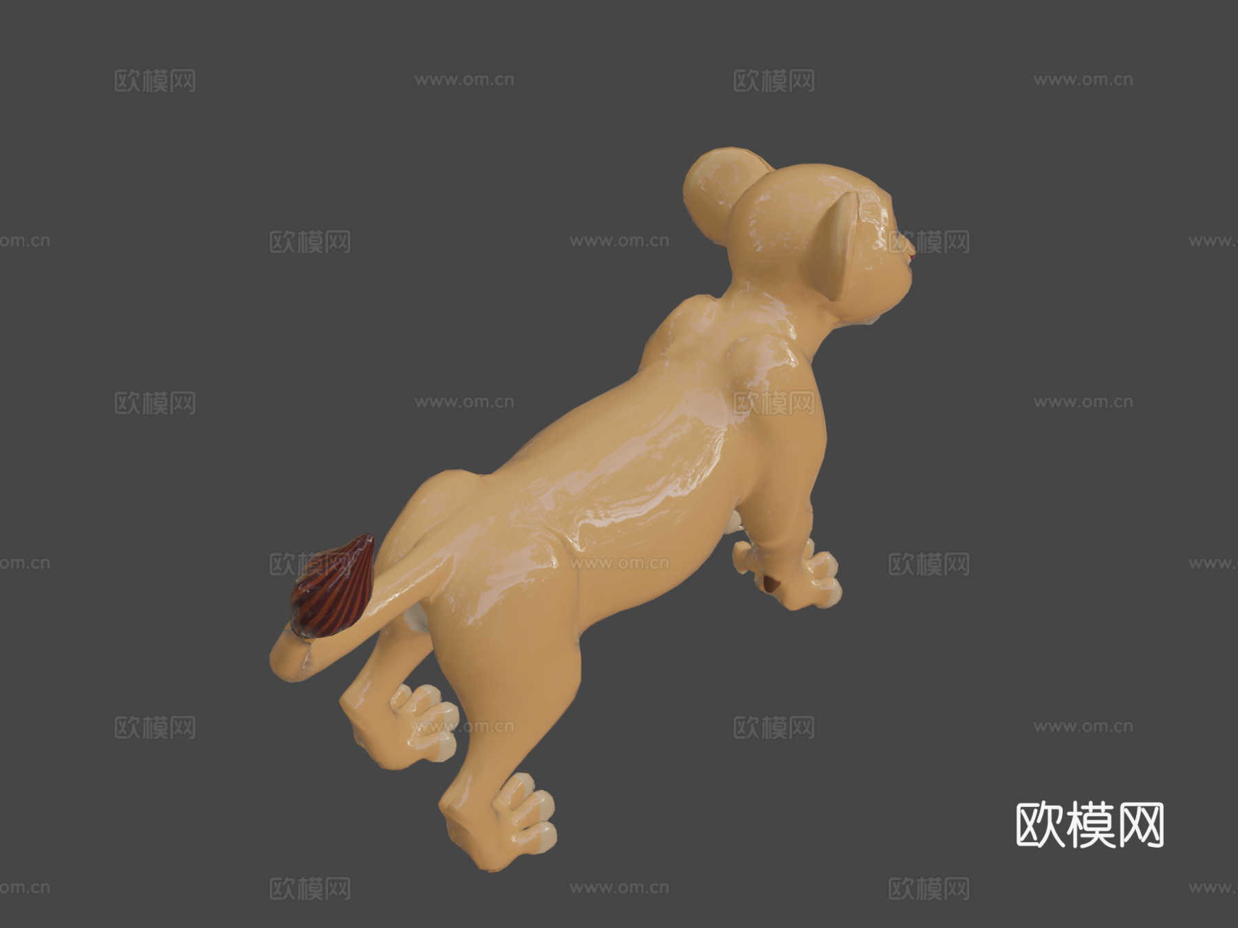 幼狮琪拉3d模型下载（渲染图7）