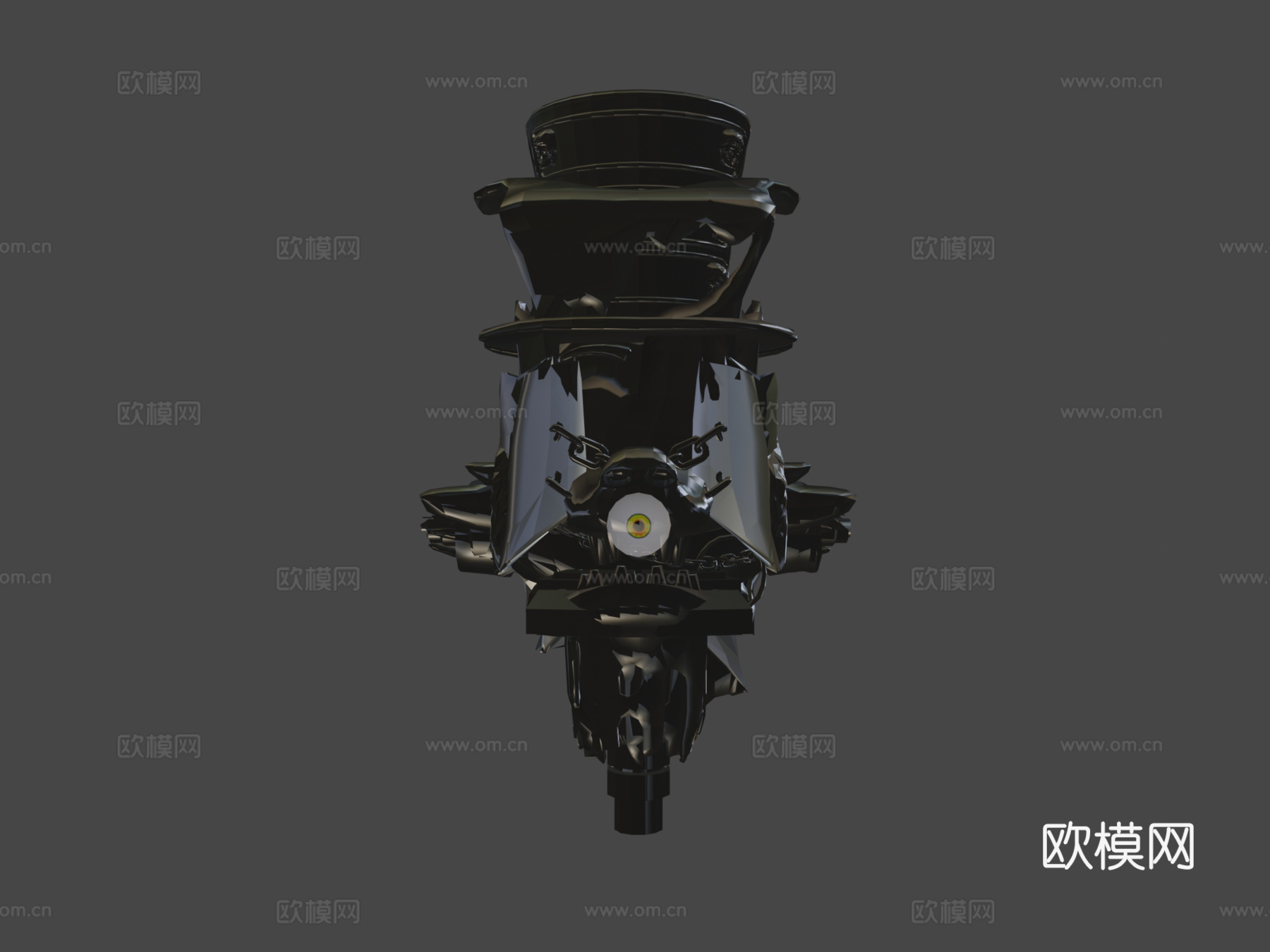 FNaF AR特别快递马戏团长狐狸3d模型下载（渲染图5）