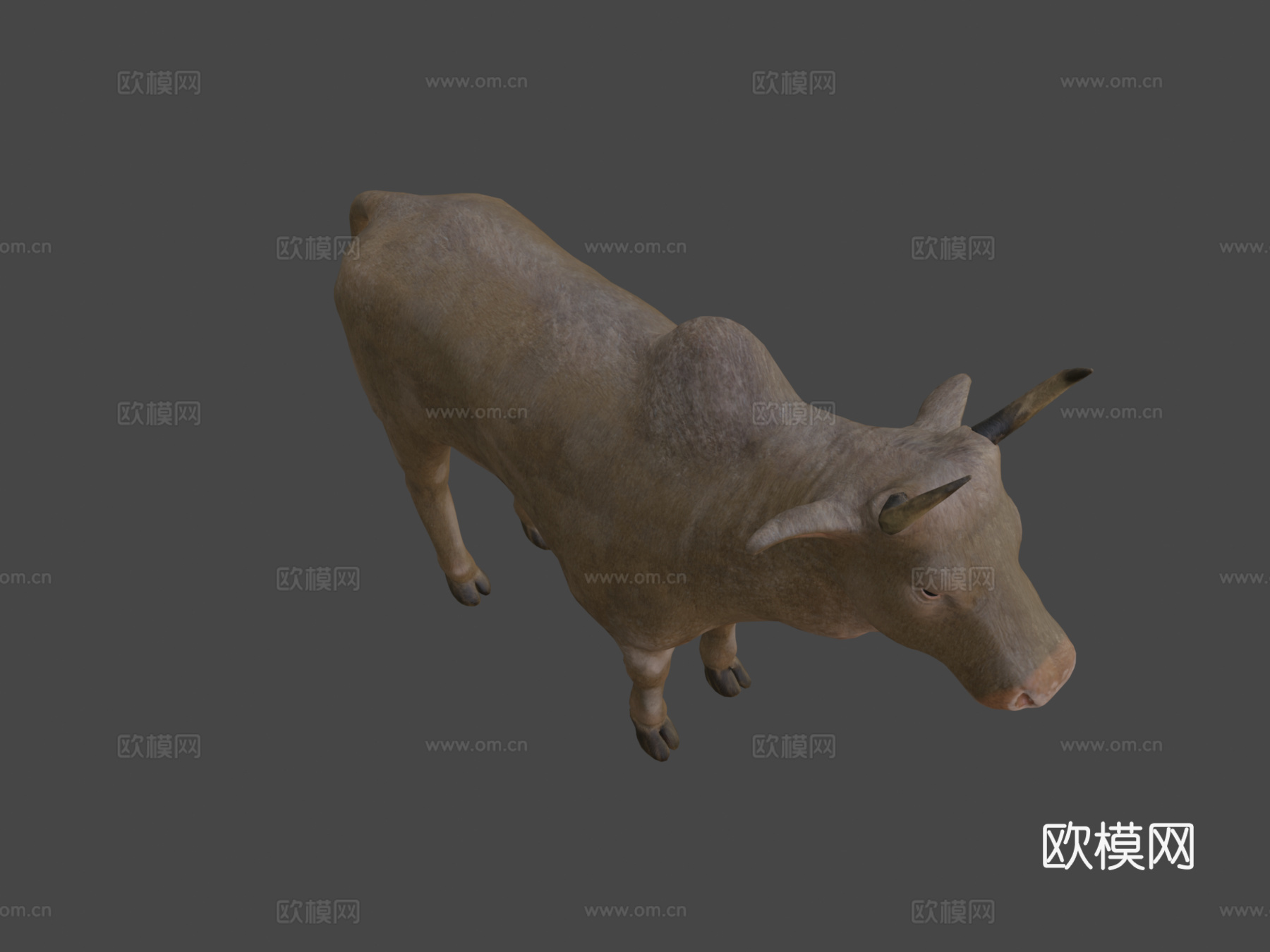 公牛实时3d模型