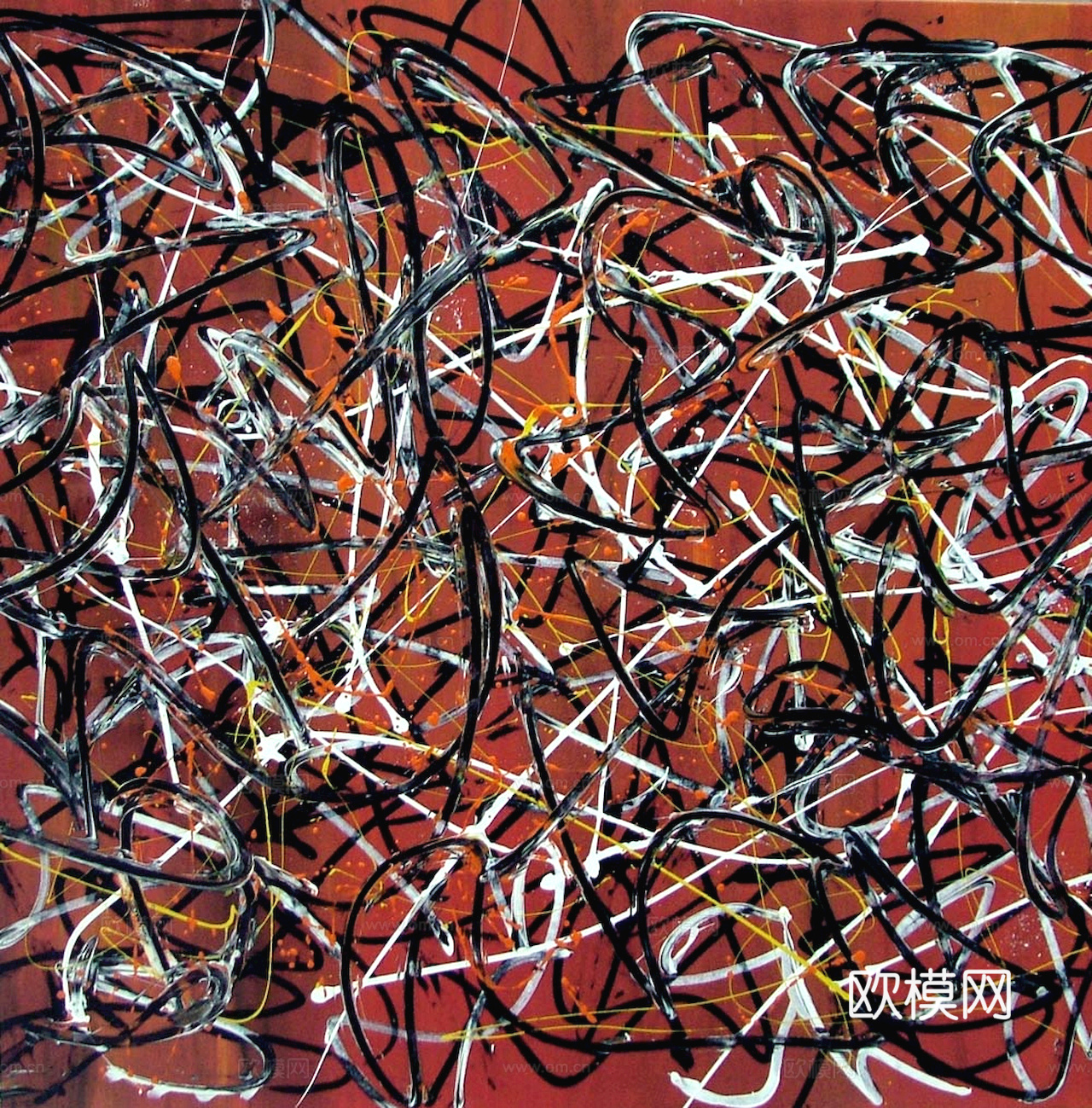 油画挂画抽象画艺术装饰画壁画水墨字画世界名画下载