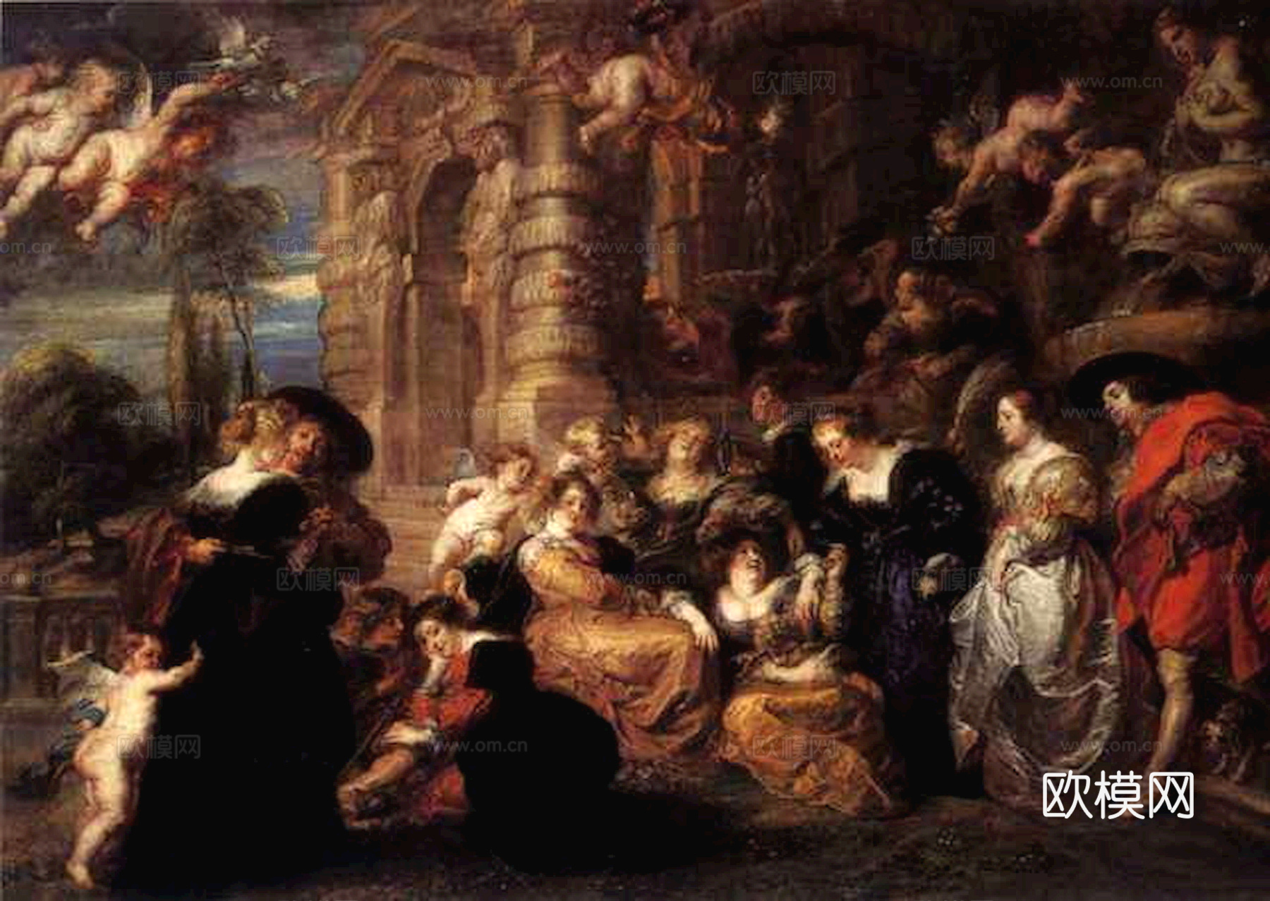 油画挂画抽象画艺术装饰画壁画水墨字画世界名画下载