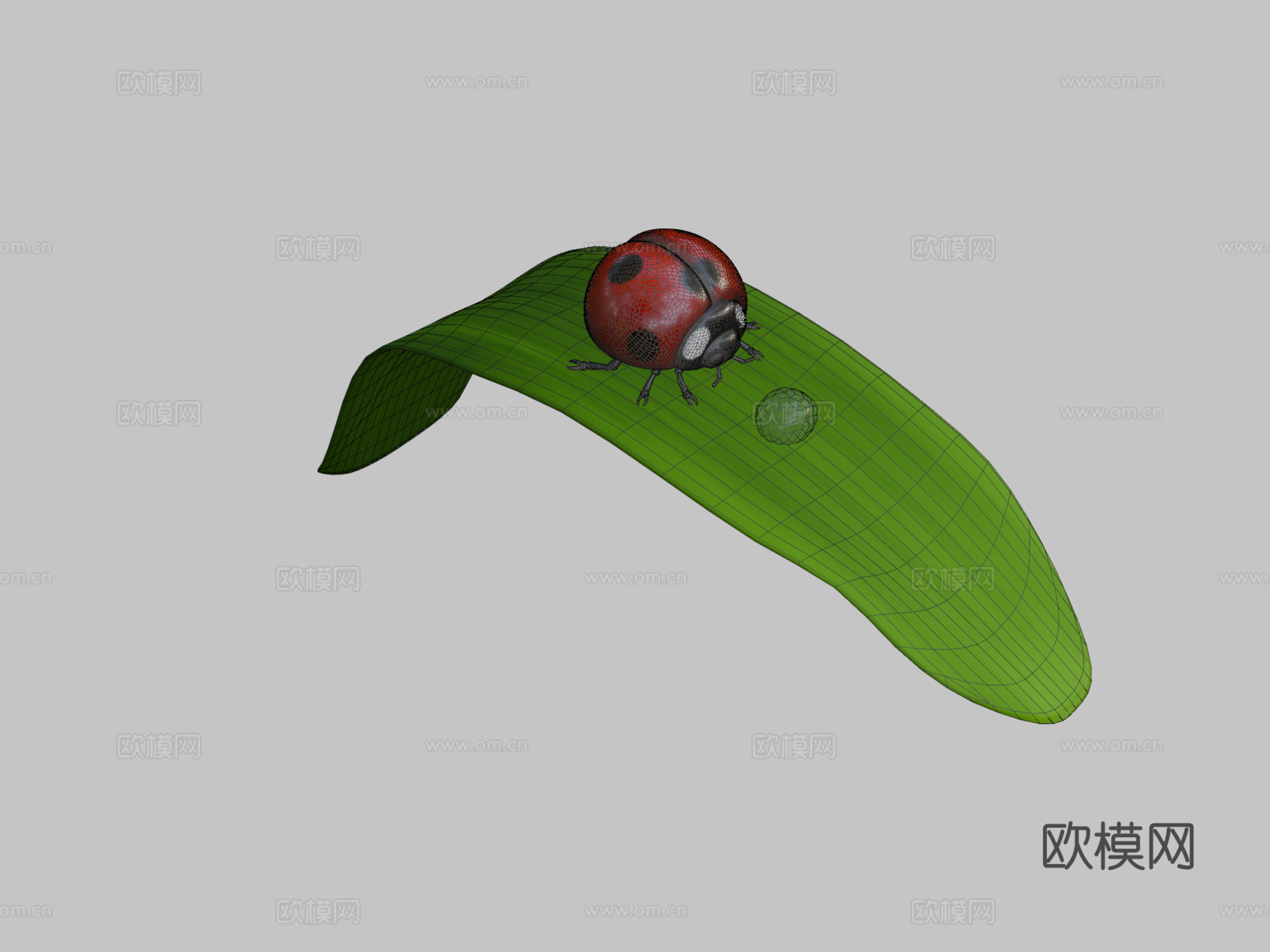 雕塑一月6极简主义微小3d模型下载（渲染图2）