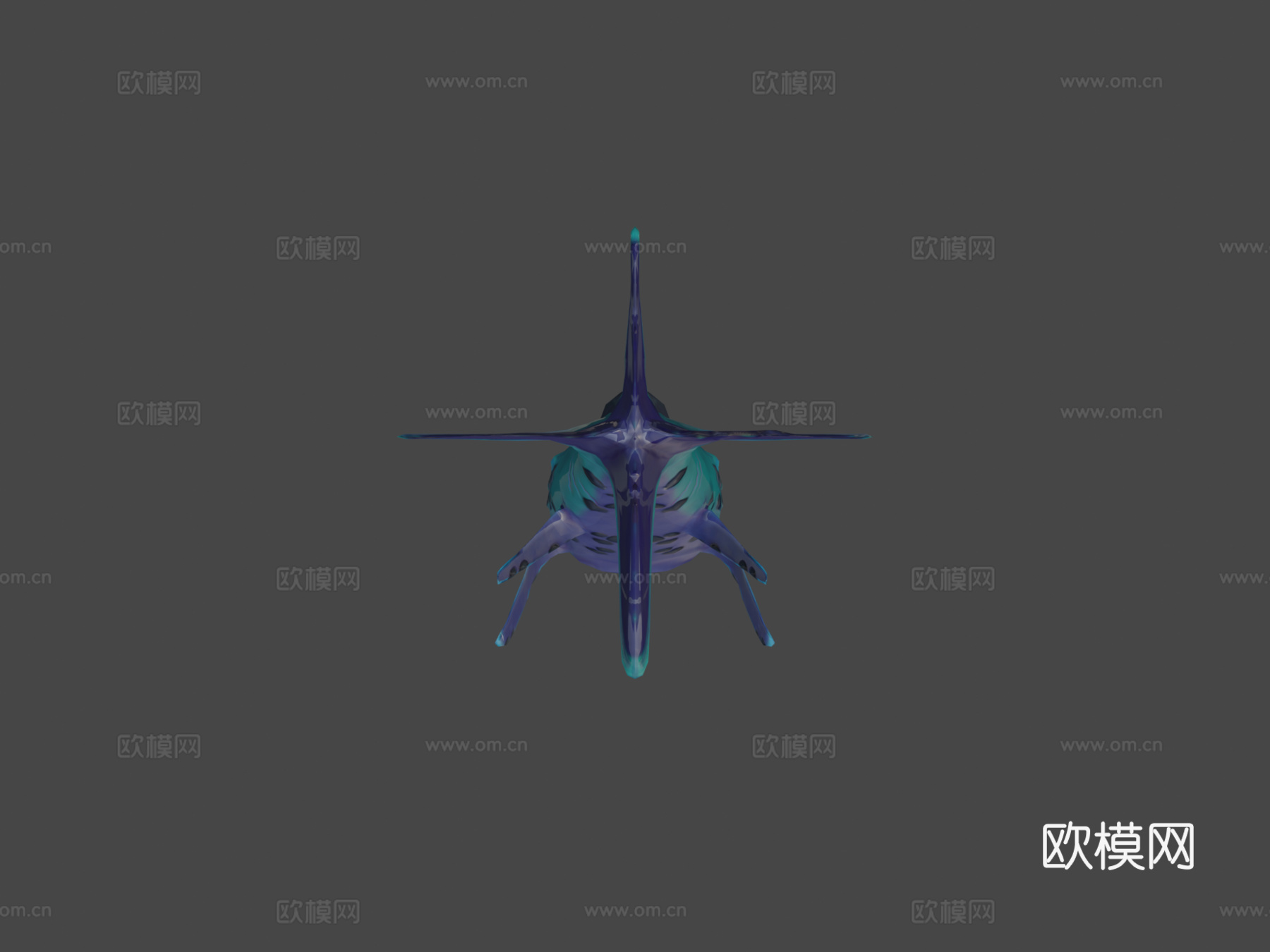 太空鲸卡鲁格3d模型下载（渲染图8）