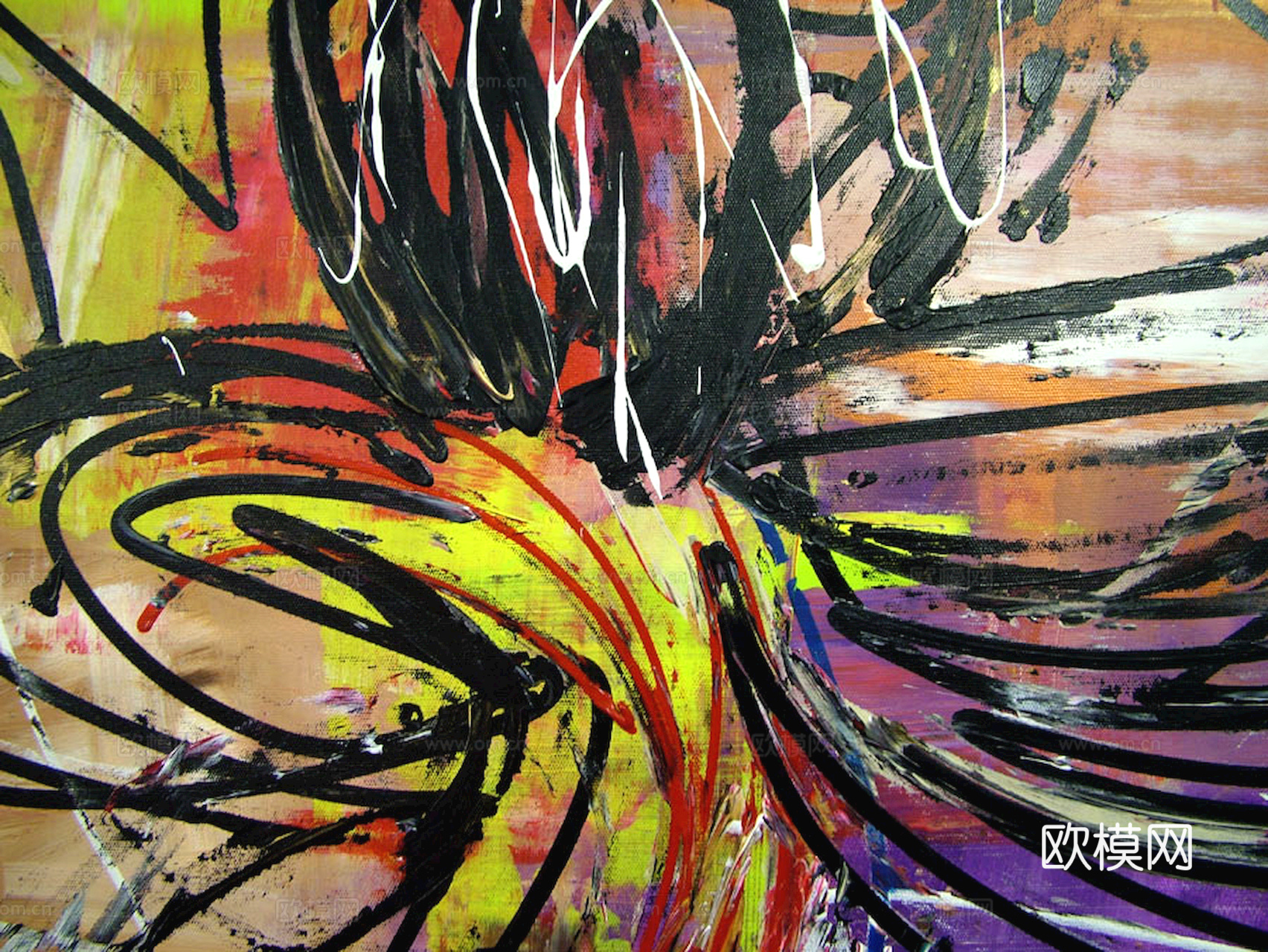 油画挂画抽象画艺术装饰画壁画水墨字画世界名画下载