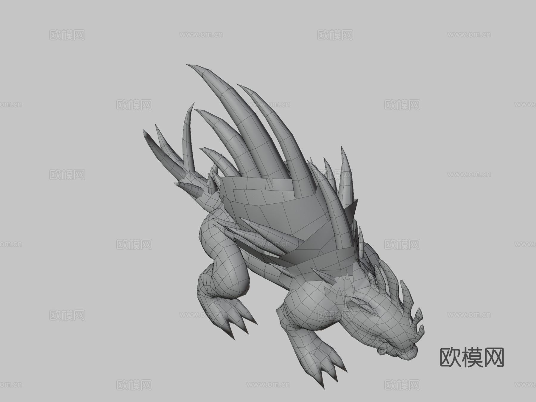 松鼠怪物3d模型