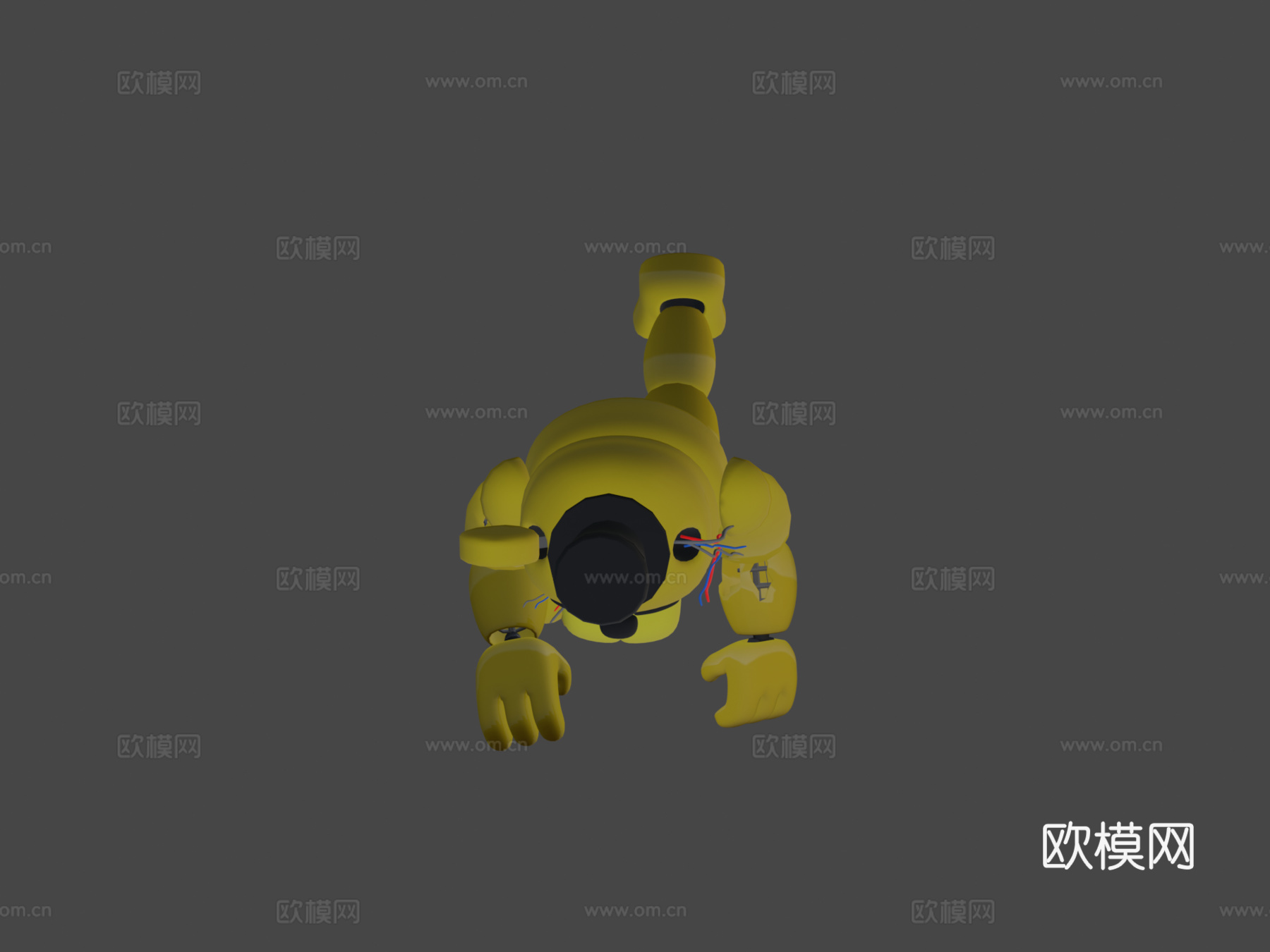 枯萎的金弗雷迪3d模型