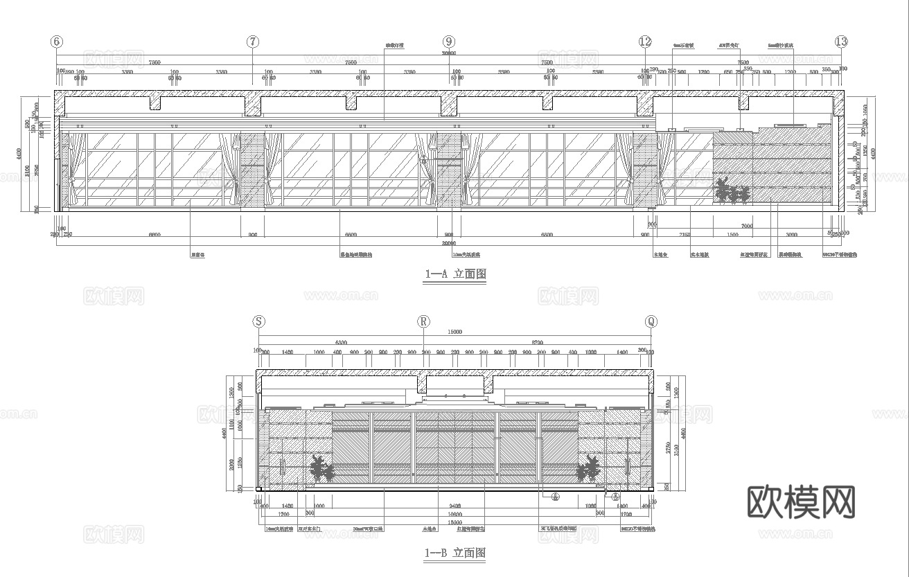 报告厅 会议室 贵宾接待室  最新全套施工图合集cad施工图