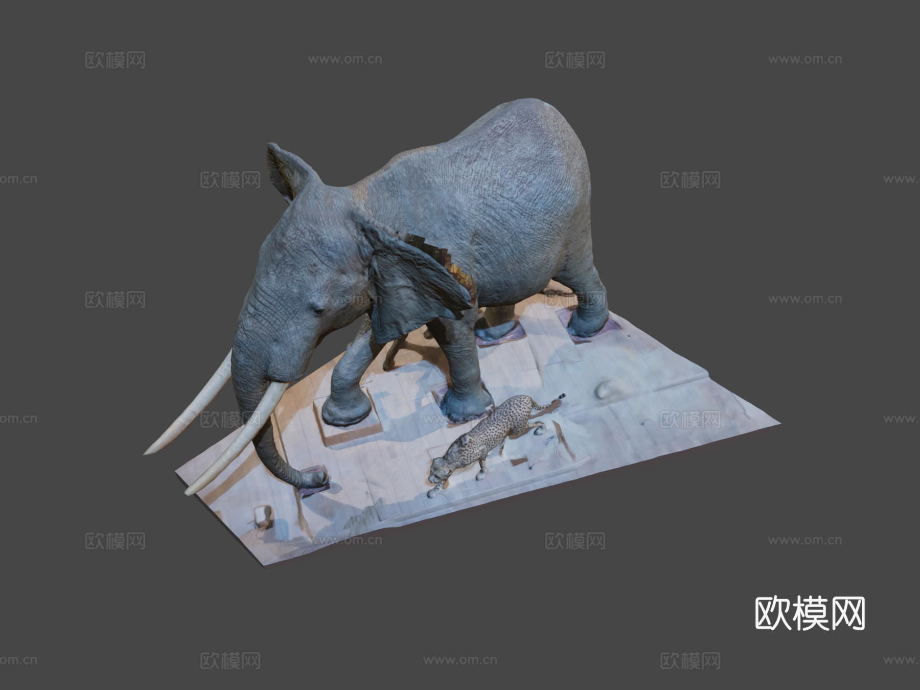 大象巴黎190813d模型下载（渲染图8）