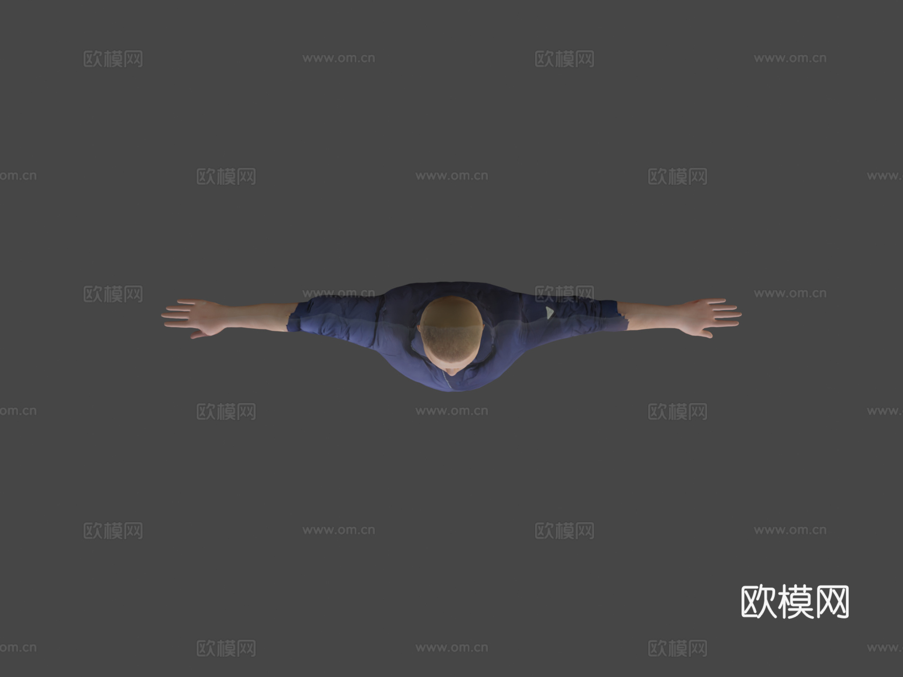 里达西迪本阿里奔跑中3d模型下载（渲染图5）