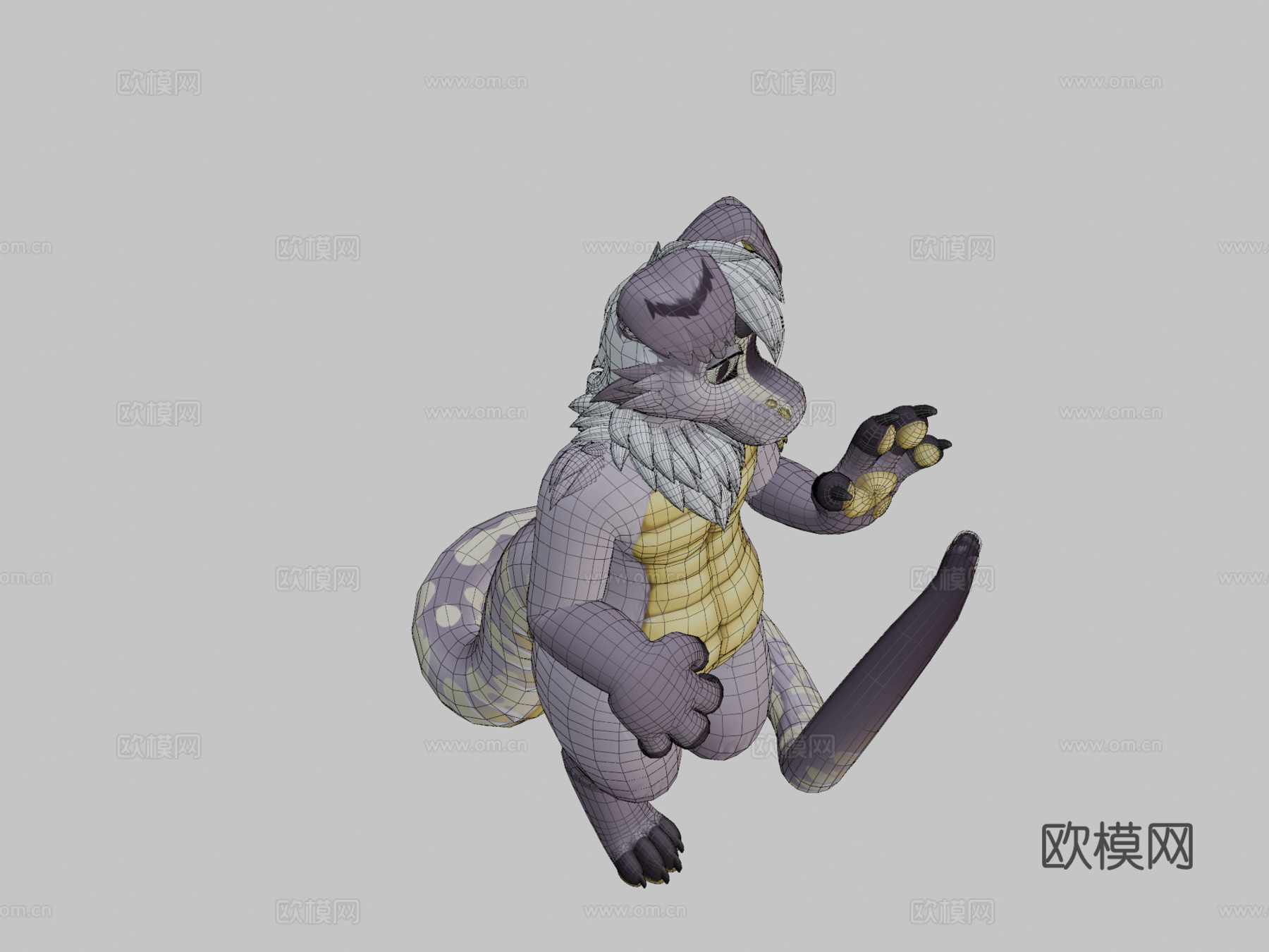 蒙蒂虚拟形象3d模型