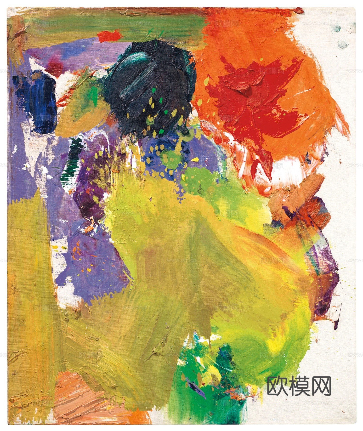 霍夫曼抽象绘画,现代世界名画50